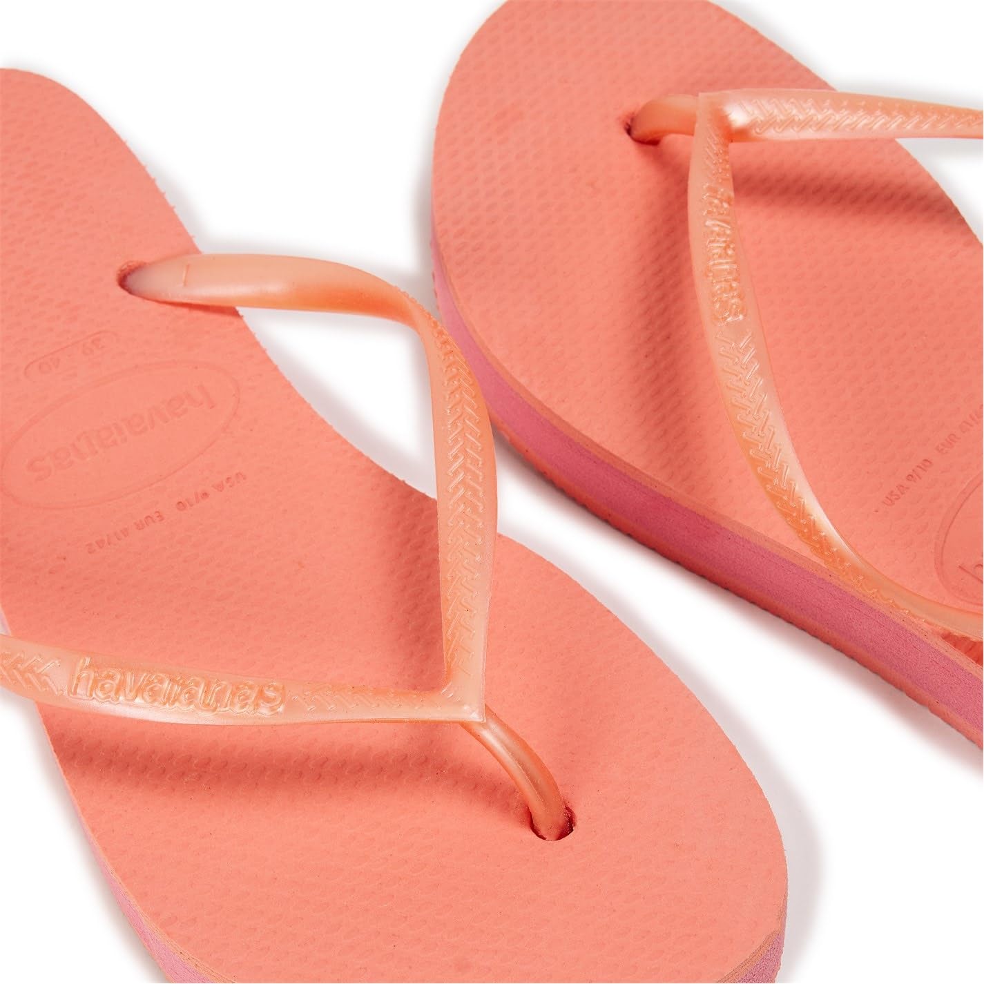 Havaianas - Sandalias finas para mujer, rosa (Rosa Ballet), 7-8