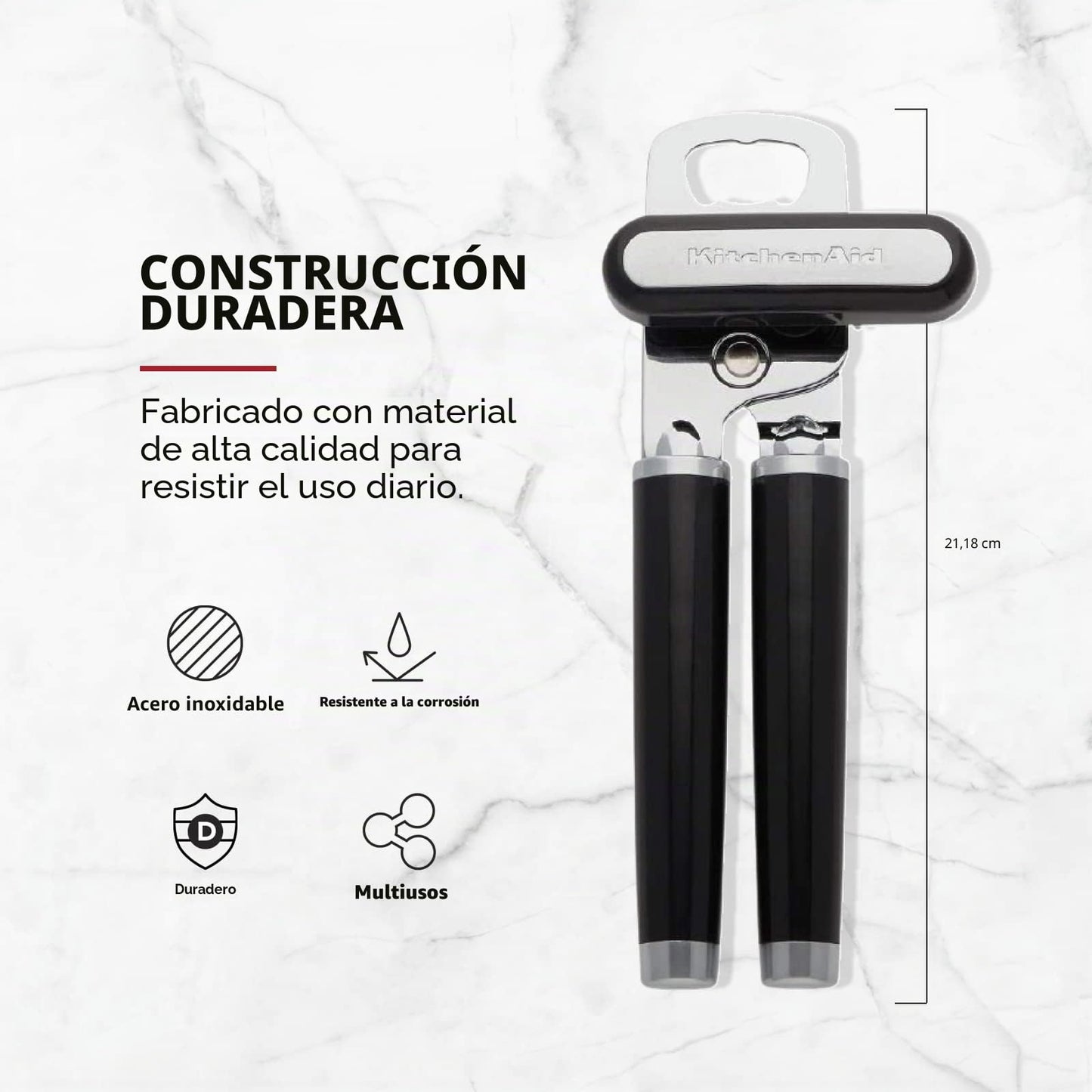 KitchenAid - Abrelatas multifunción clásico