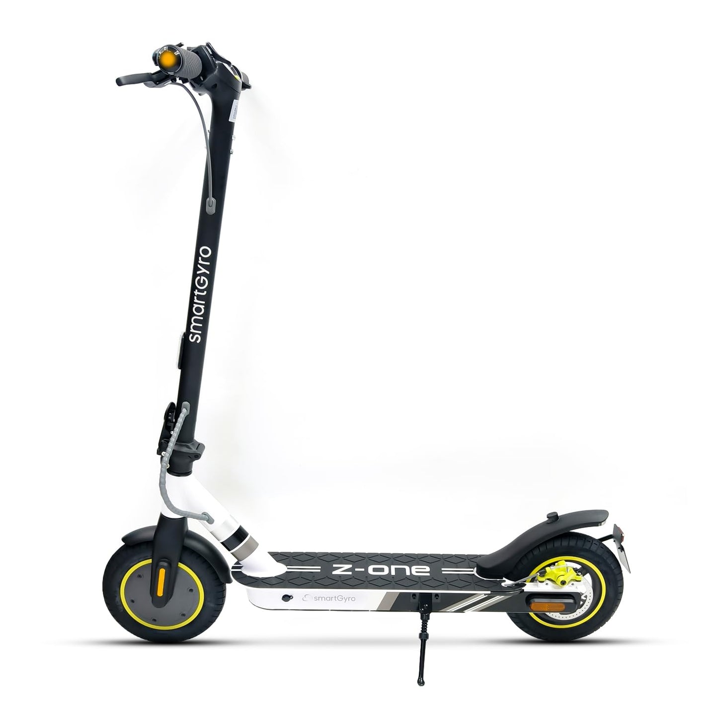 smartGyro Z-One 2 Gray Certificado - Patinete eléctrico Certificado de 36V 400W,Batería 8 Ah,hasta 30Km,Ruedas 10" Neumáticas,Triple frenada,App App Smart Core,Certificado DGT,Segunda Generación