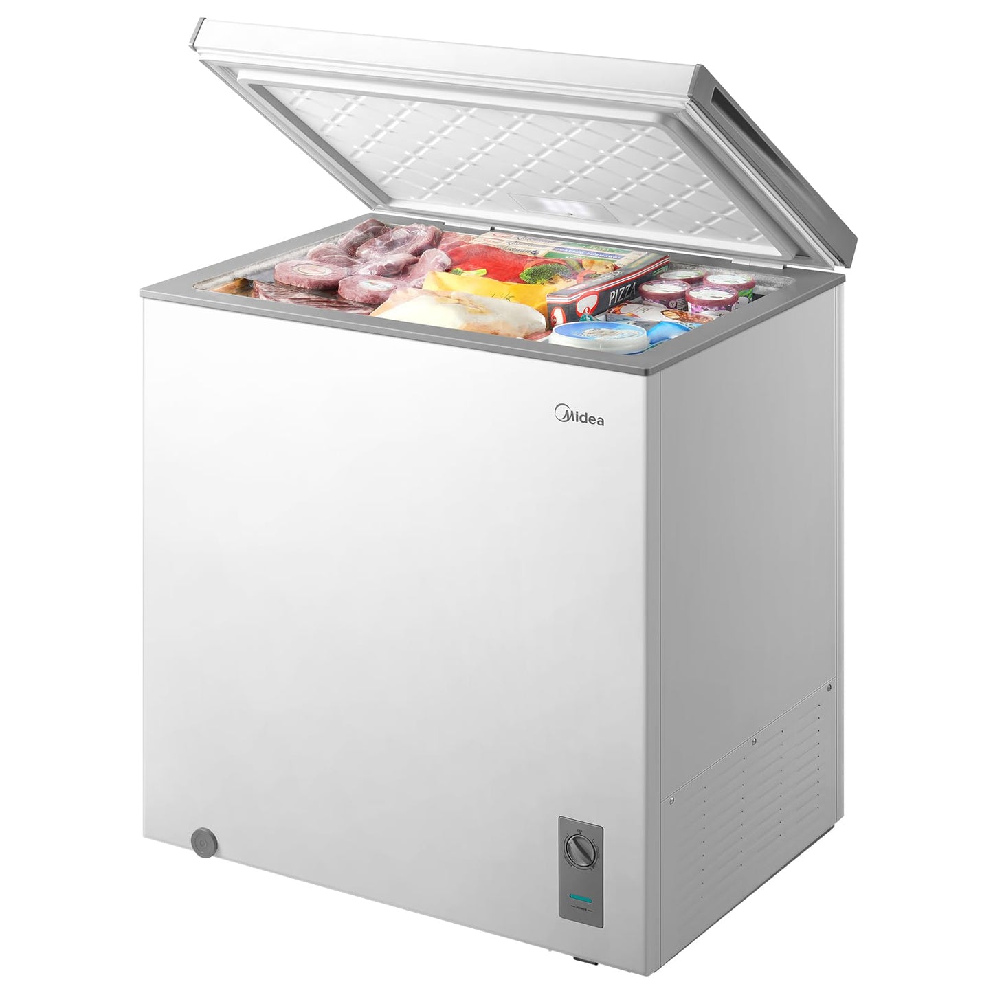 Midea MERC07C4BAWW - Congelador de pecho de 7.0 pies cúbicos, color blanco