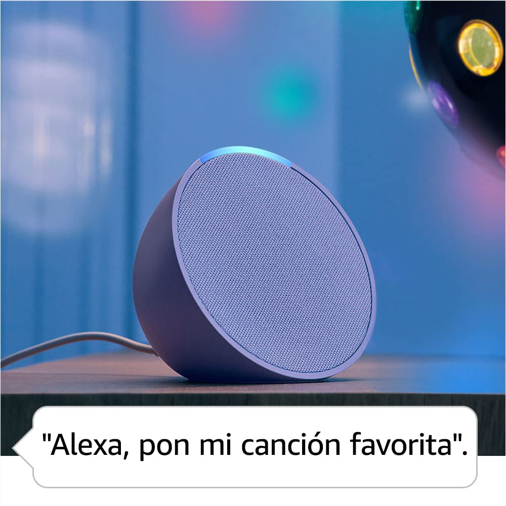 Echo Pop (Última generación) | Altavoz inteligente Bluetooth de sonido potente y compacto | Antracita, con Acceso Anticipado a Alexa+