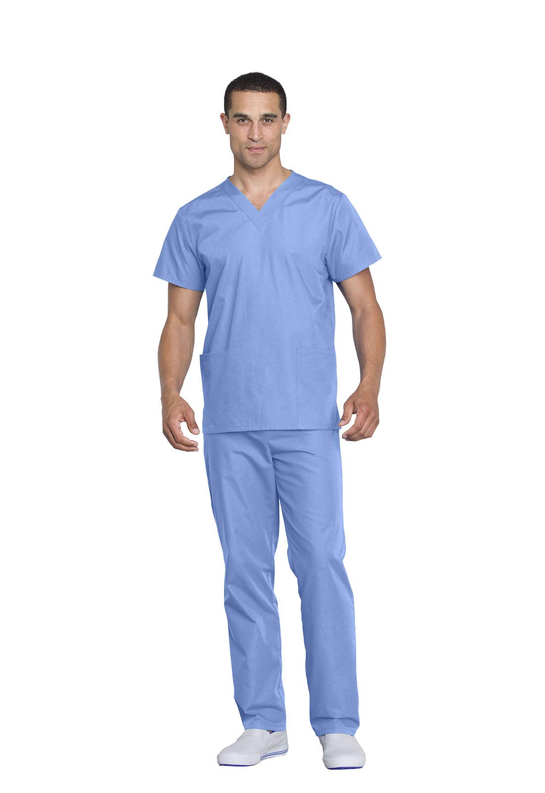 Cherokee Unisex Top and Scrub Pant Set Juego de Traje médico, Ciel, M para Mujer