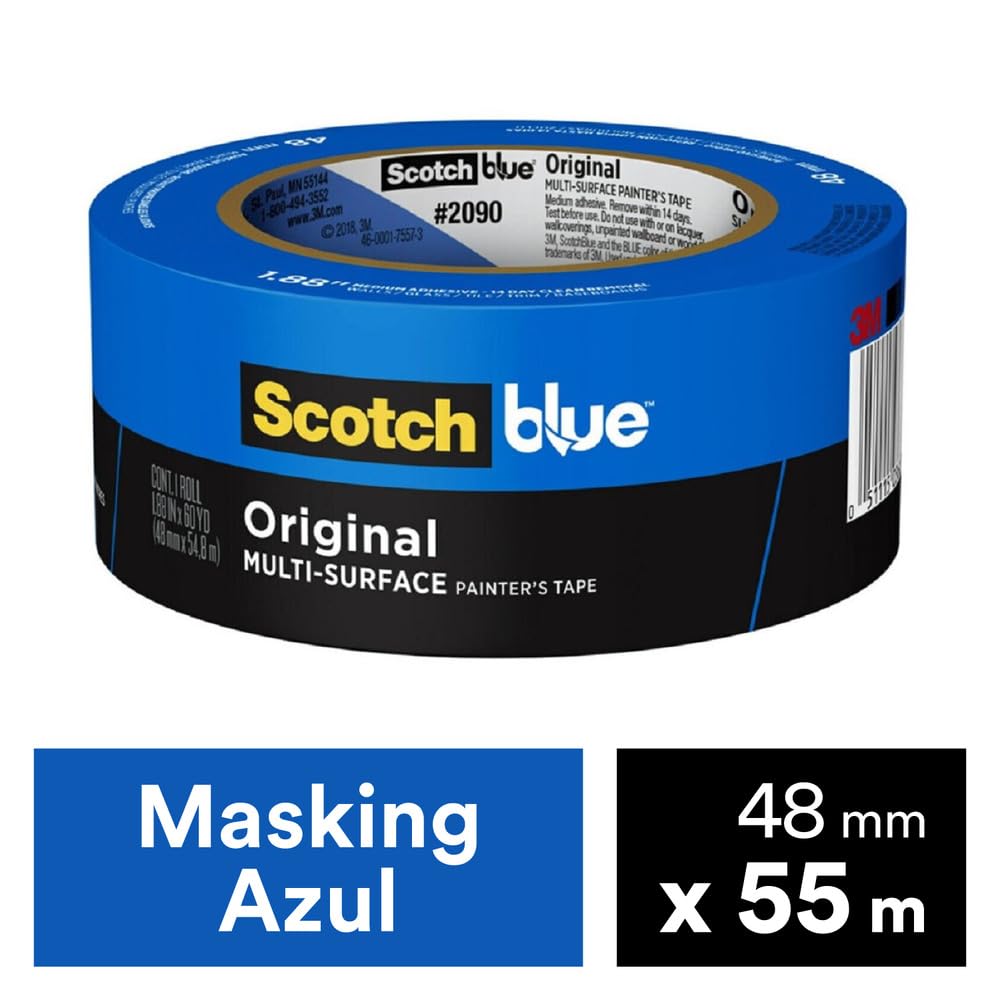 ScotchBlue 2090-2A - Cinta adhesiva (tamaño: 48mm)
