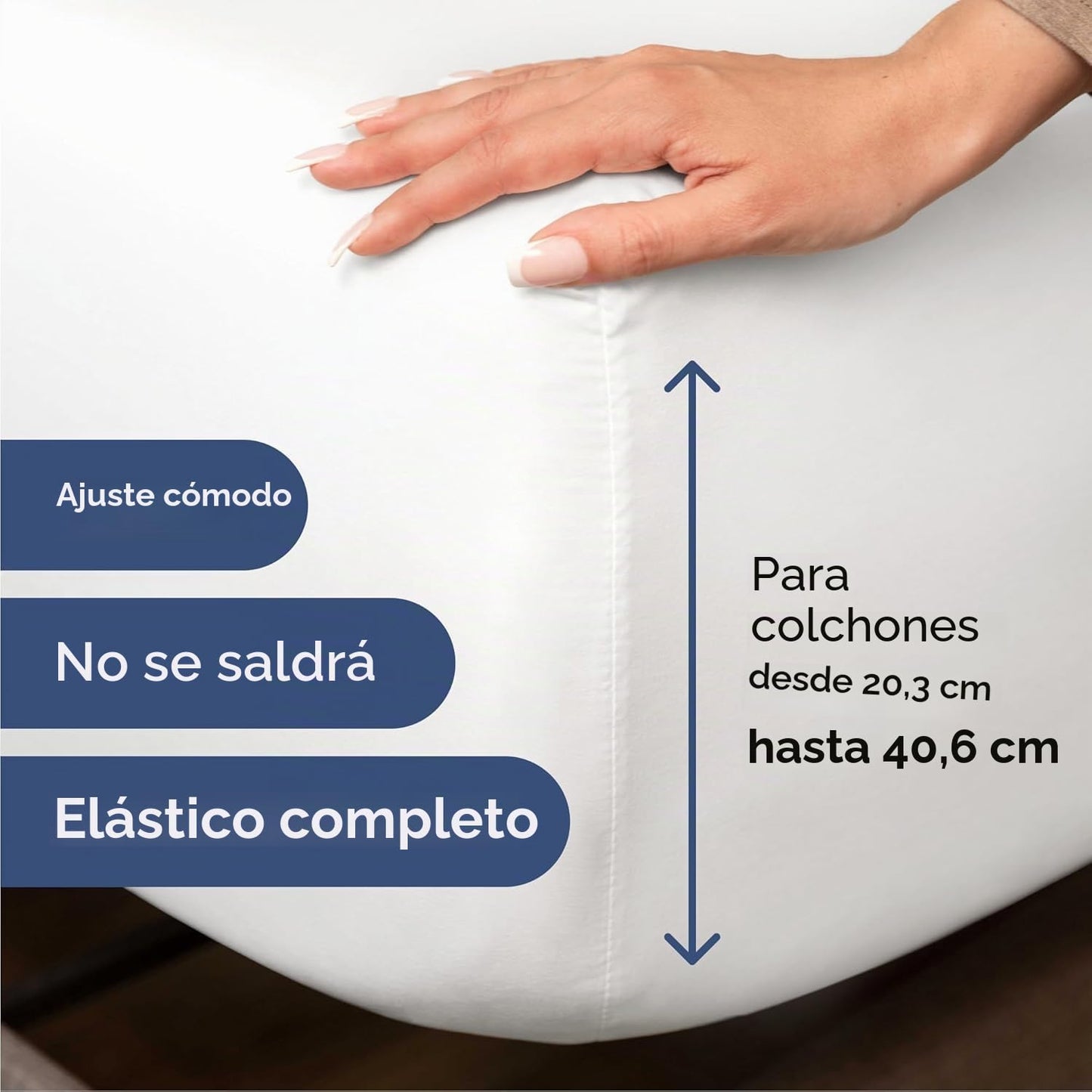 Juego de sábanas tamaño Queen, juego de 4 piezas, sábanas de lujo de hotel, extrasuaves, bolsillos profundos, fácil ajuste, sábanas transpirables y frescas, no se arrugan, cómodas, de color blanco