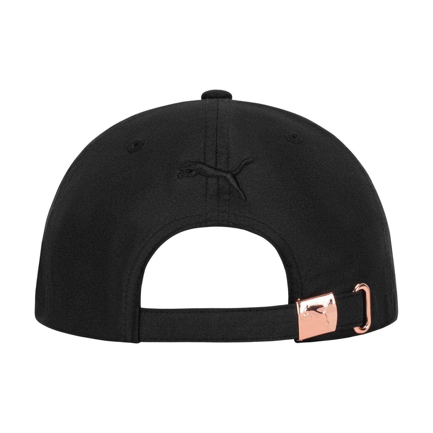 PUMA Evercat Opal - Gorra de béisbol Ajustable para Mujer, Negro/Oro Rosa, Talla única