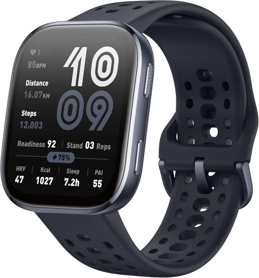 Amazfit Bip 6 Smartwatch 46mm, BaterÃ­a 14 dÃ­as, AMOLED 1,97", GPS con Mapas, IA, Llamadas Bluetooth, Seguimiento Salud y SueÃ±o, 140+ Modos Deportivos, Resistencia al Agua 5ATM, Negro