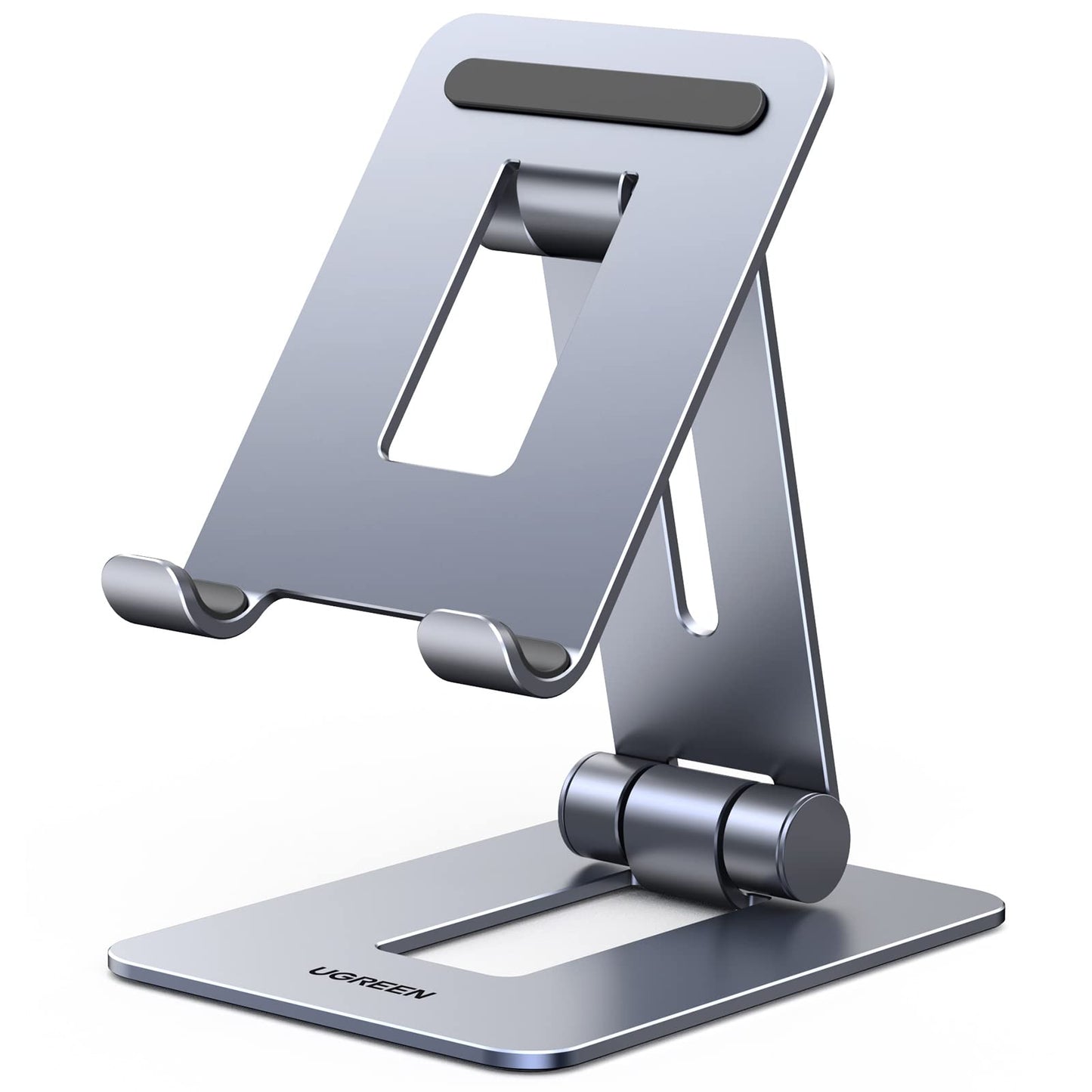 UGREEN Soporte Móvil Mesa Plegable, Stand para Teléfono de Escritorio Ajustable Multiángulo Compatible con iPhone 16 15 14 13 12 11, Galaxy S23 A53, Xiaomi Redmi Note 12 10 y Otros de 4 a 7,9"