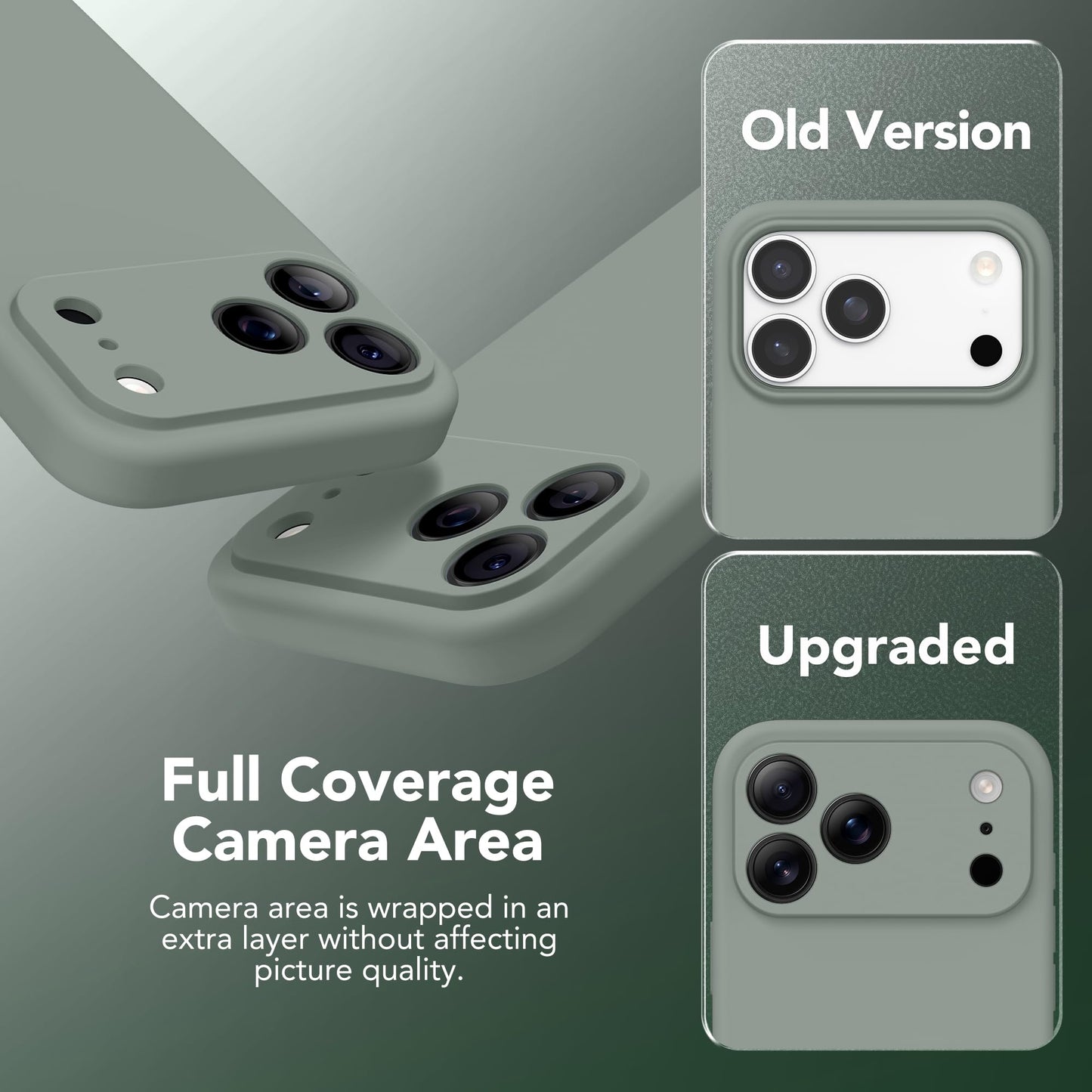 SuydanBox Funda magnética para Phone Pro Max, compatible con MagSafe, protección completa de la cámara, protector de pantalla, funda protectora de silicona a prueba de golpes para teléfono Pro Max de