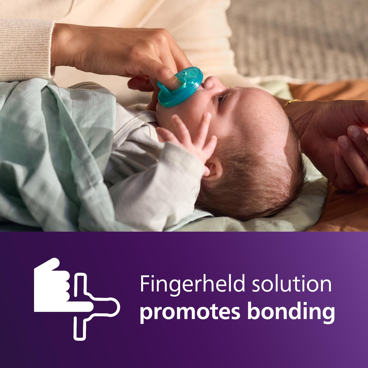 Philips Avent SCF190/41 - Chupetes Soothie para bebés de 0 a 3 meses, diseño de una sola pieza, sin BPA, extraduraderos, color verde, paquete de 4 unidades