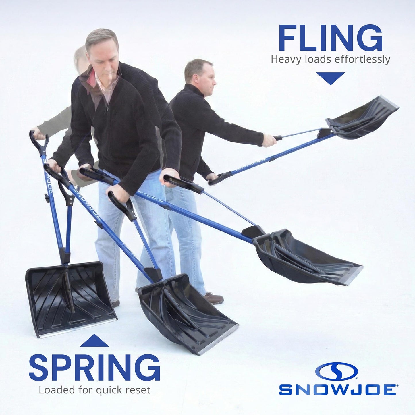 Pala de Nieve Snow Joe SHOVELUTION SJ-SHLV01, con Mango de Resorte