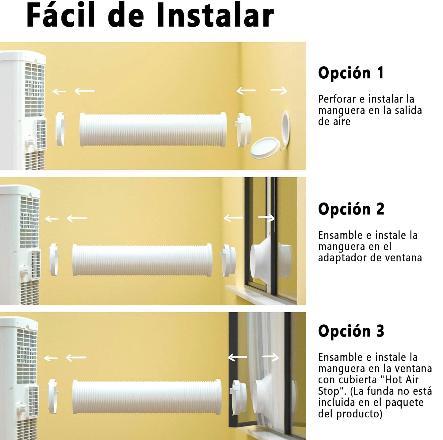 COMFEE Aire móvil enfriador MPPH-07CRN7 – Climatizador de Aire silencioso 2,3kW - Climatizador Refrigera, Ventila y Deshumidifica 25m2