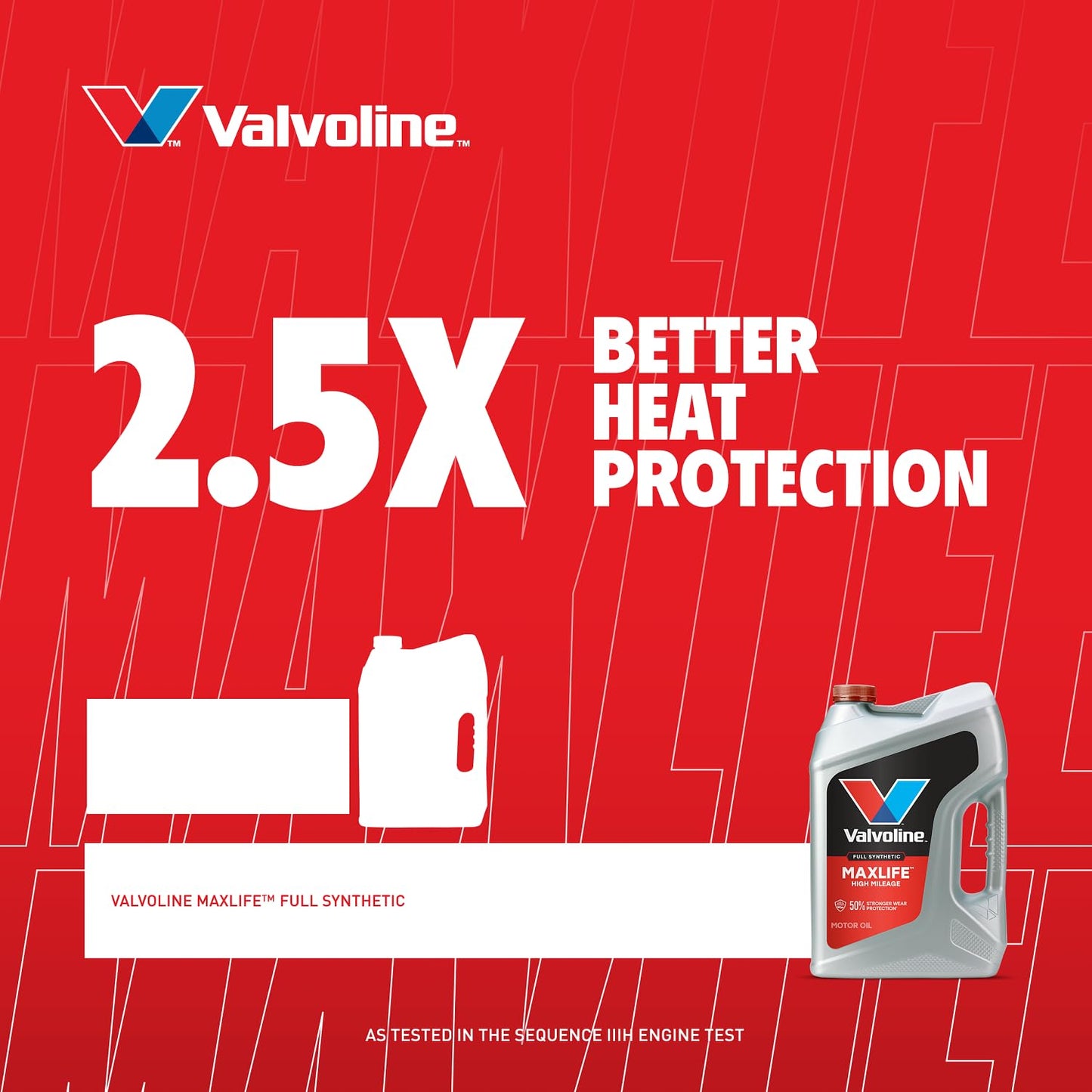 Valvoline Full sintético alto kilometraje con tecnología Maxlife SAE 5 W-20 aceite de motor – 5 Quart botella; 849645