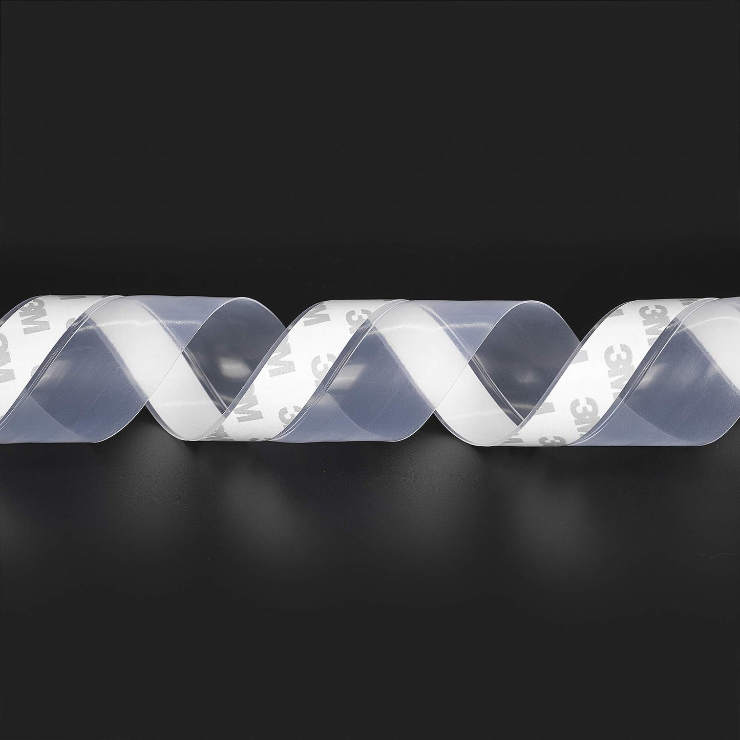 Tira de silicona para puerta, ventana, transparente, 16 pies de largo