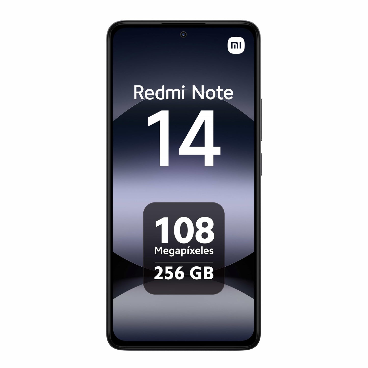 XIAOMI Redmi Note 14 - Smartphone de 8+256GB, Pantalla de 6.67" AMOLED FHD+ 120Hz, MediaTek Helio G99-Ultra, cámara de 108MP, TurboCharge 33W, 5500 mAh, Cargador no Incluido, Negro (Versión ES)