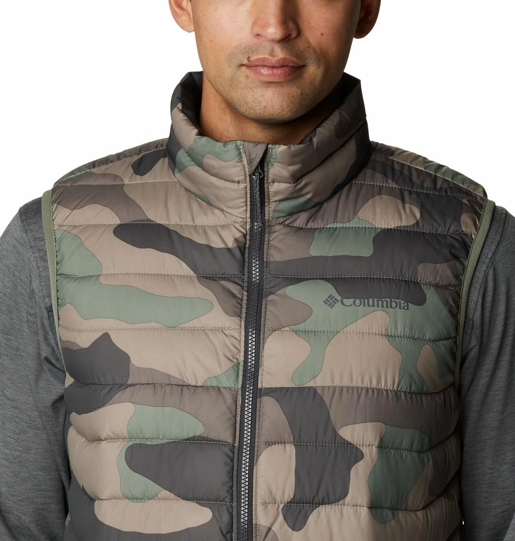 Columbia Powder Lite Vest Chaleco Acolchado, Black, XL Hombre