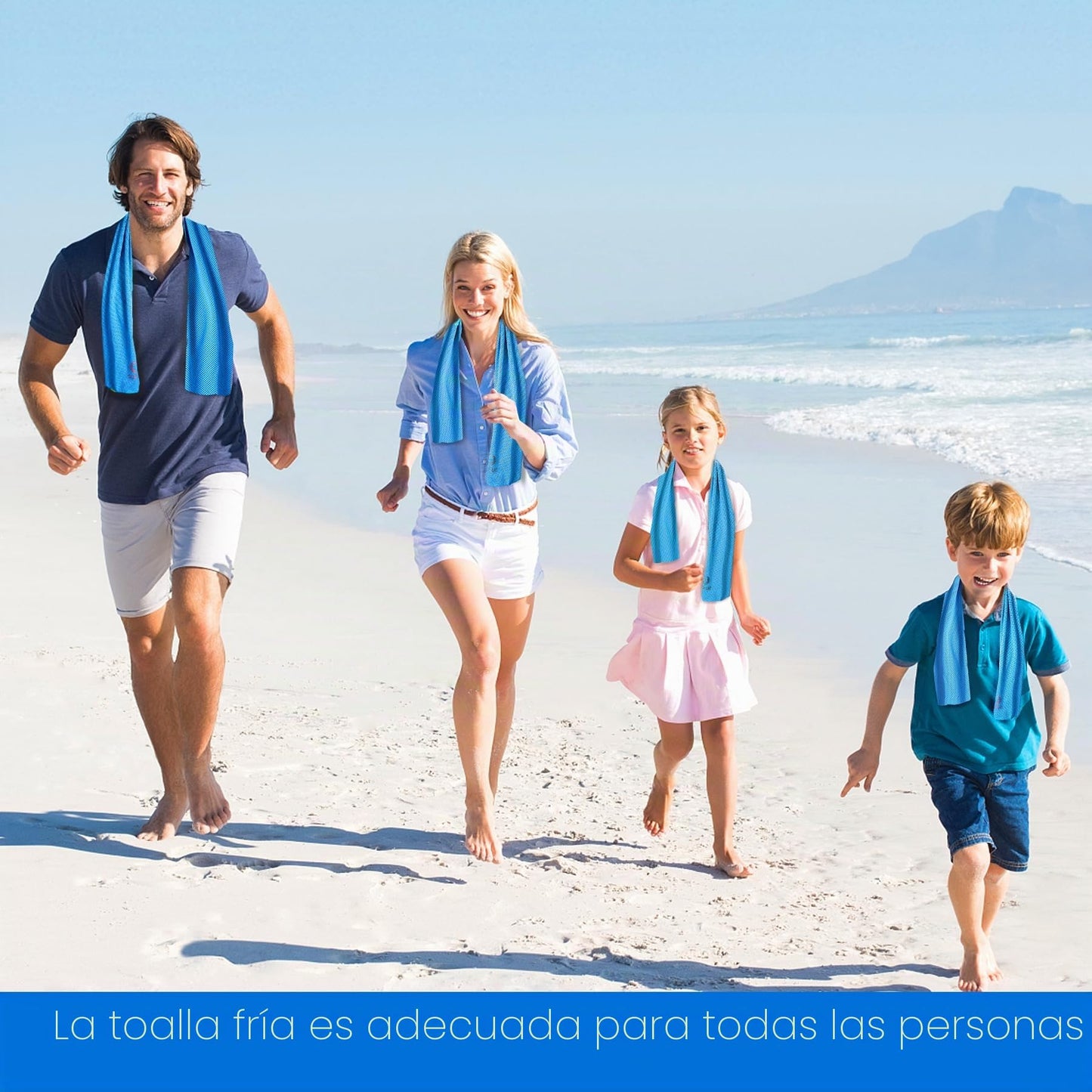 Sukeen Paquete de 4 Toallas de enfriamiento (40 x 12 Pulgadas), Toallas de enfriamiento para Cuello, Toalla de enfriamiento, Suave y Transpirable para Golf, Deportes, Correr, Gimnasio, Entrenamiento,