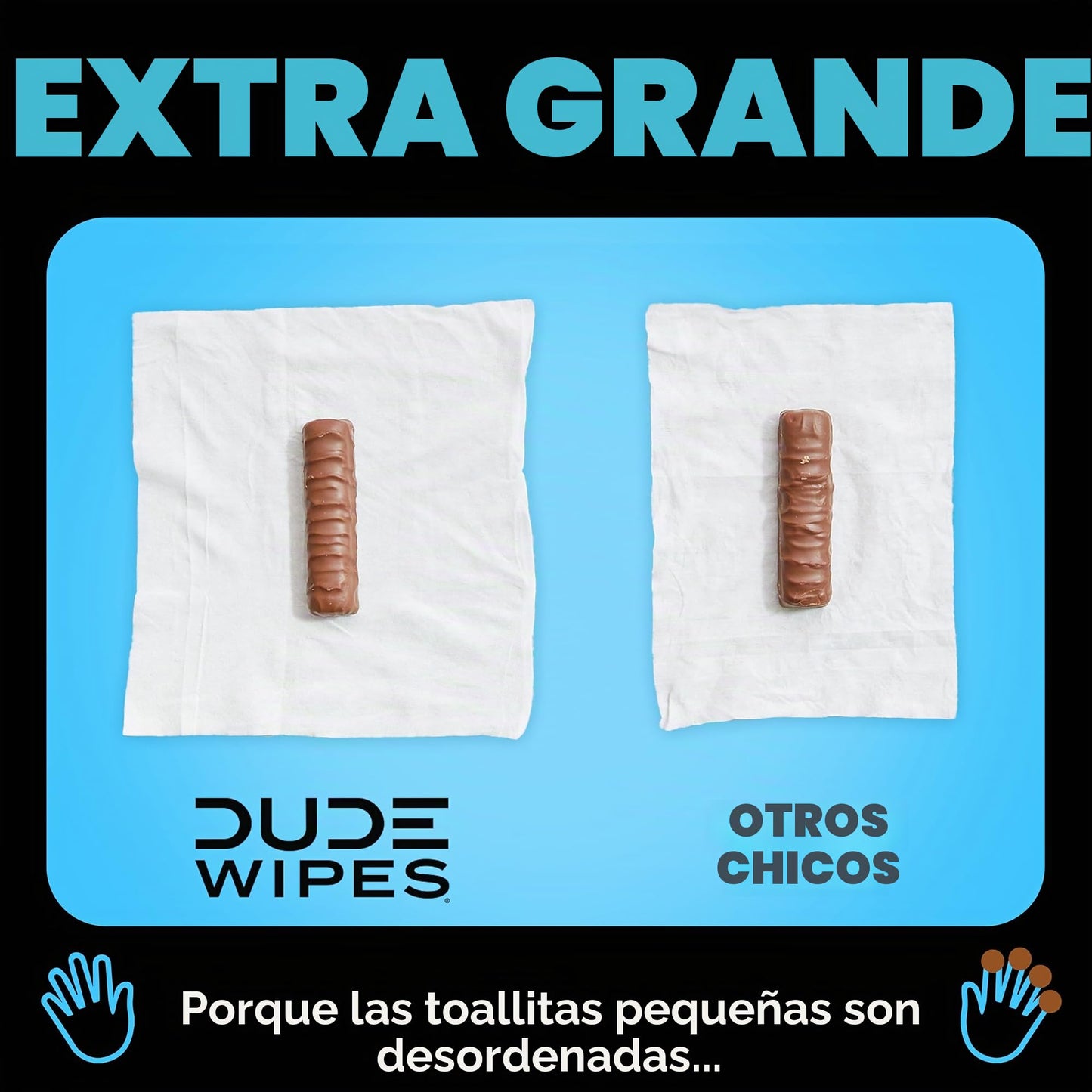DUDE Toallitas – Toallitas desechables – Paquete de 3, 144 toallitas – Toallitas húmedas extra grandes sin perfume para adultos – Vitamina E y aloe, aptas para sépticas y alcantarillados
