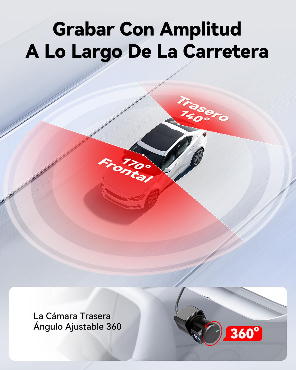 REDTIGER Dashcam 4K/2.5K Delantera y Trasera con STARVIS 2,Pantalla IPS de 3,18 Pulgadas, Tarjeta de 128 GB, WiFi de 5,8 GHz, GPS, WDR Gran Angular de 170°, Admite hasta 256 GB (F7NP)