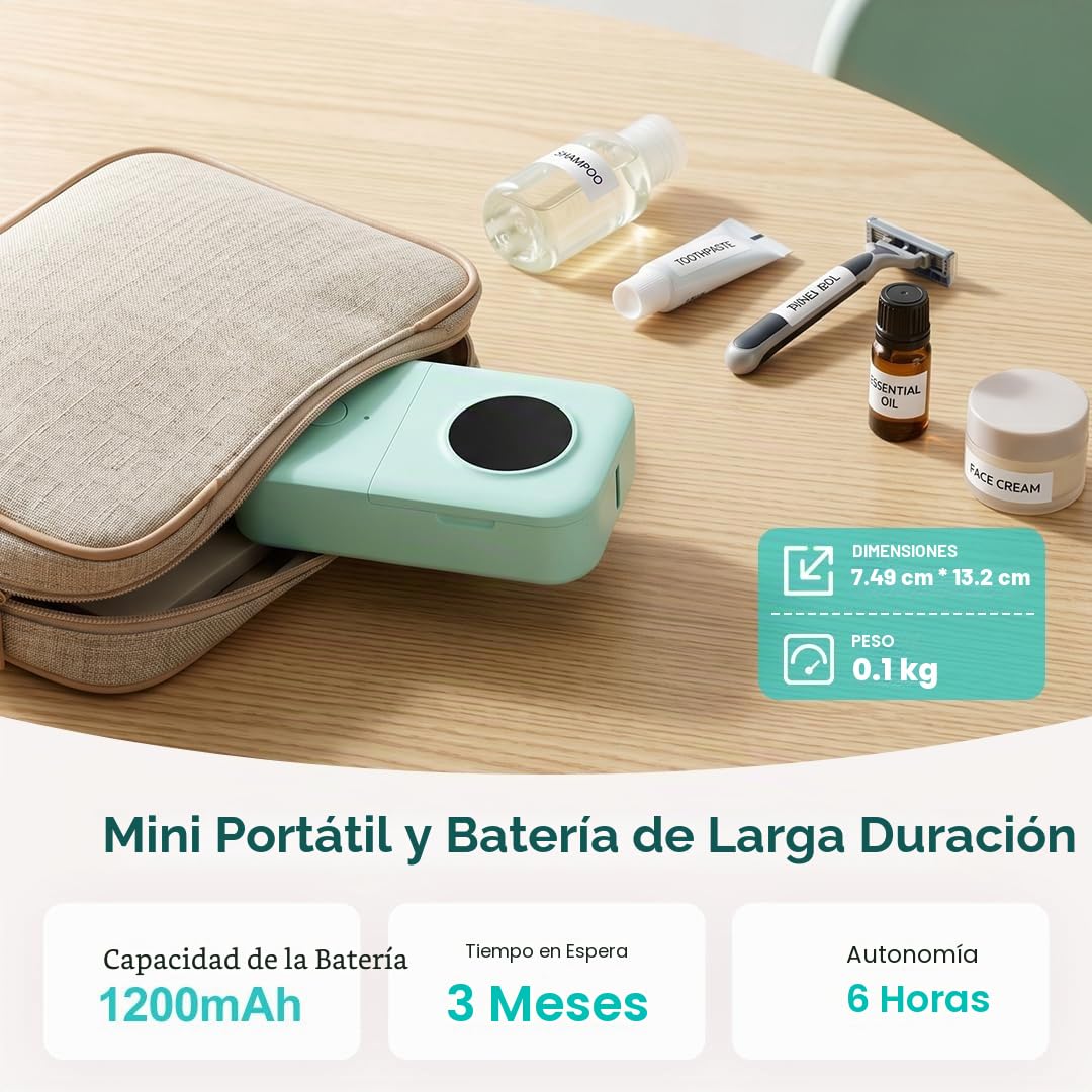 Etiquetadora portátil Phomemo D30 Bluetooth recargable