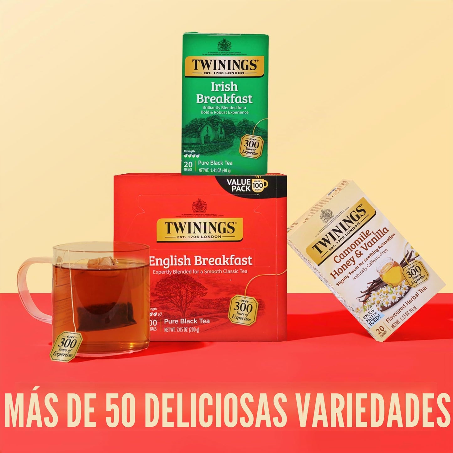 Twinings Tea, English Breakfast, 100 Count, 7.05 oz