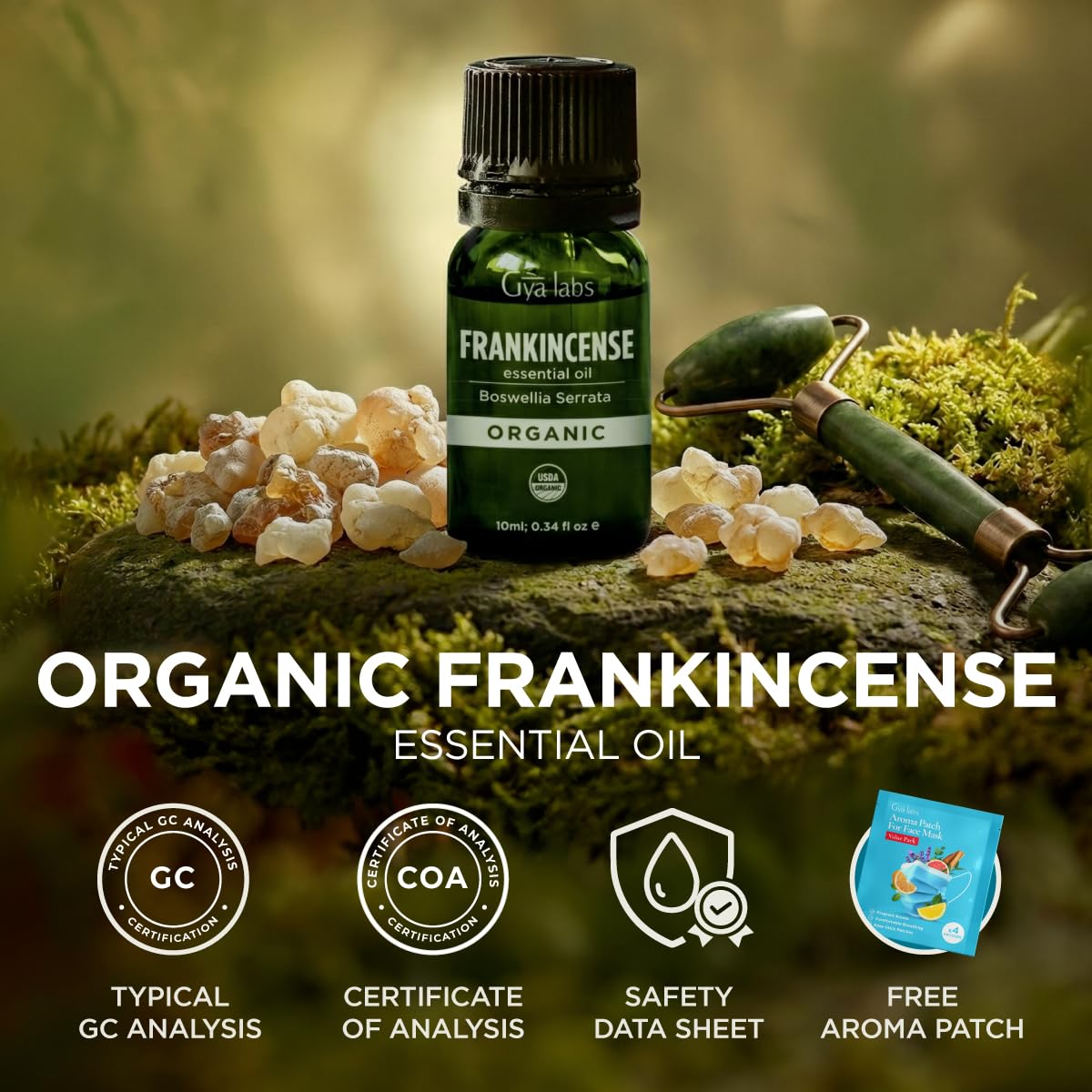 Gya Labs Aceite esencial de romero para el cabello y el cuero cabelludo - 118ml - 100% puro aceite de romero para cabello, difusor, piel, aromaterapia y fabricación de velas