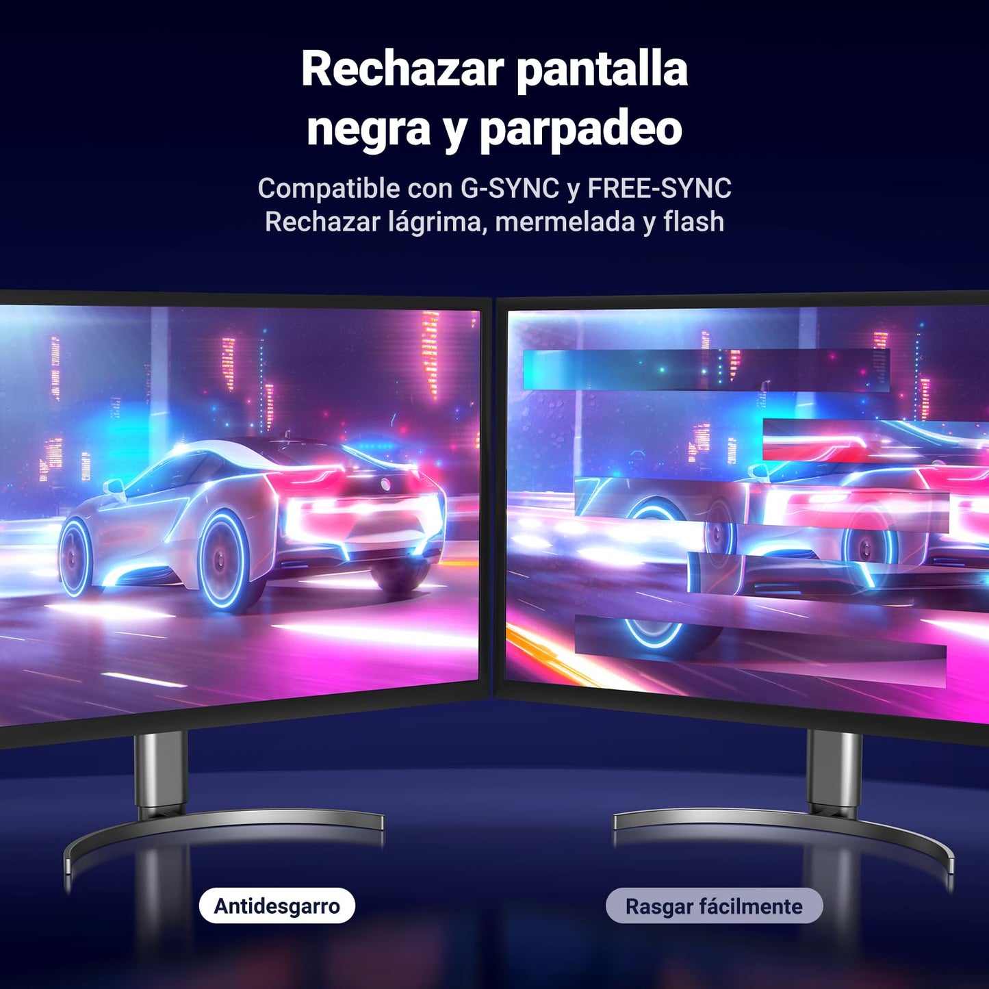 UGREEN Cable DisplayPort 1.4, 8K 60Hz UHD DP Soporte 4K 144Hz 2K 165Hz Freesync G-Sync HDR 3D Alta Velocidad 32.4Gbps, Compatible con Tarjeta Gráfica TV Monitor, 3Metros