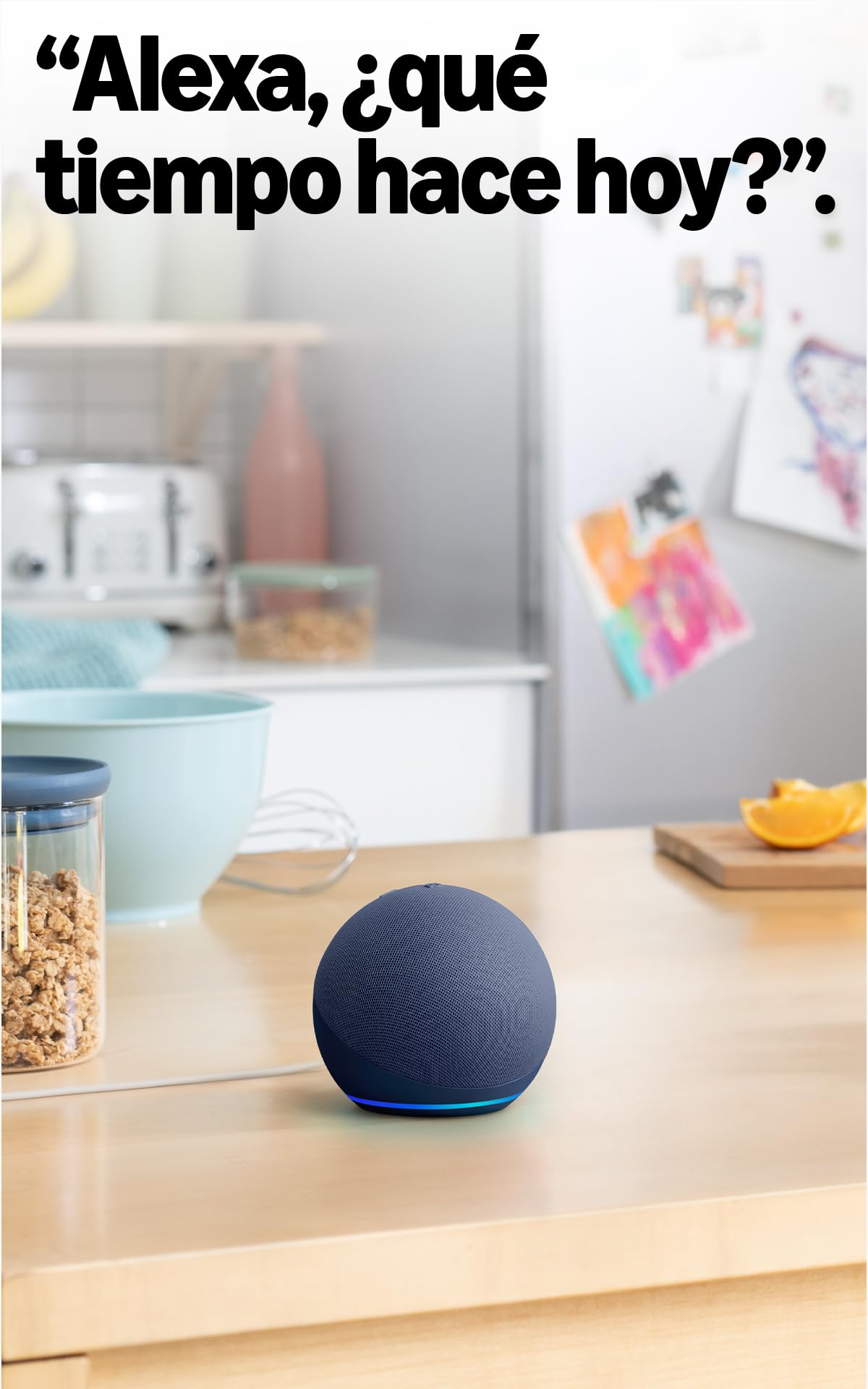 Echo Dot (Última generación) | Altavoz inteligente wifi y Bluetooth, con sonido más potente y de mayor amplitud | Azul marino, con Acceso Anticipado a Alexa+