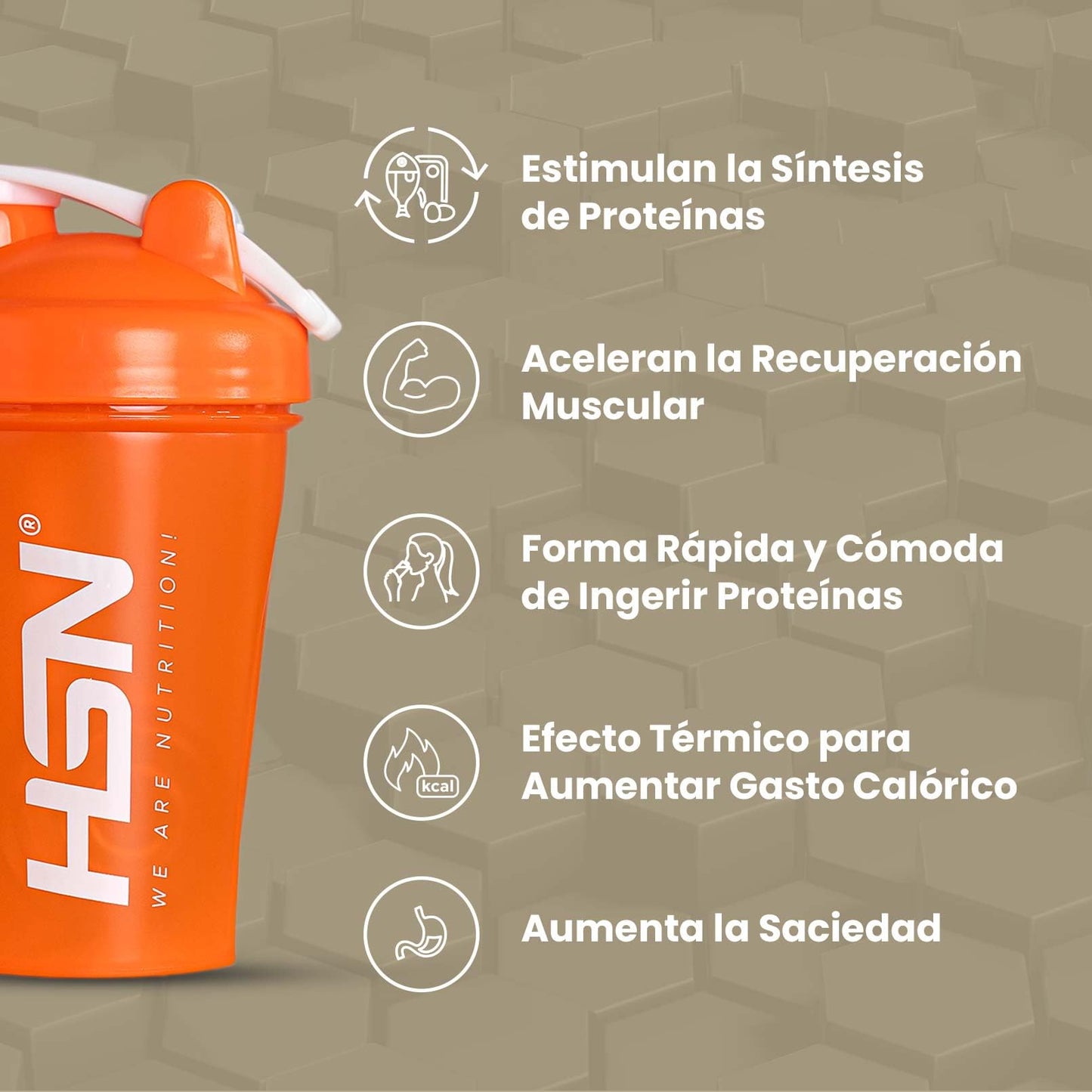 HSN Evowhey Protein | Café con Leche 2Kg = 67 Tomas por Envase Concentrado de Proteína de Suero | 100% Whey Protein Concentrate (WPC) | No-GMO, Vegetariano, Sin Gluten ni Soja