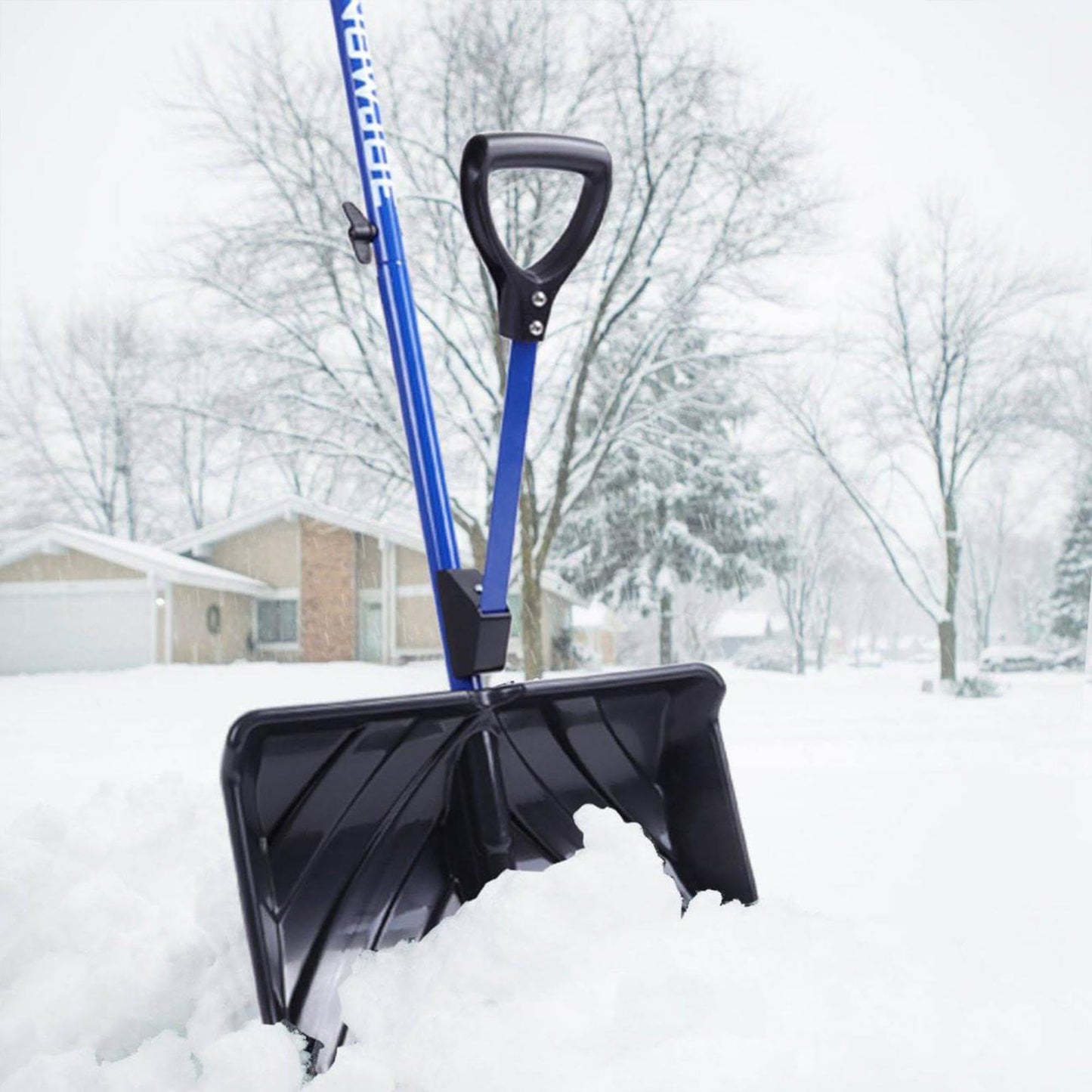 Pala de Nieve Snow Joe SHOVELUTION SJ-SHLV01, con Mango de Resorte