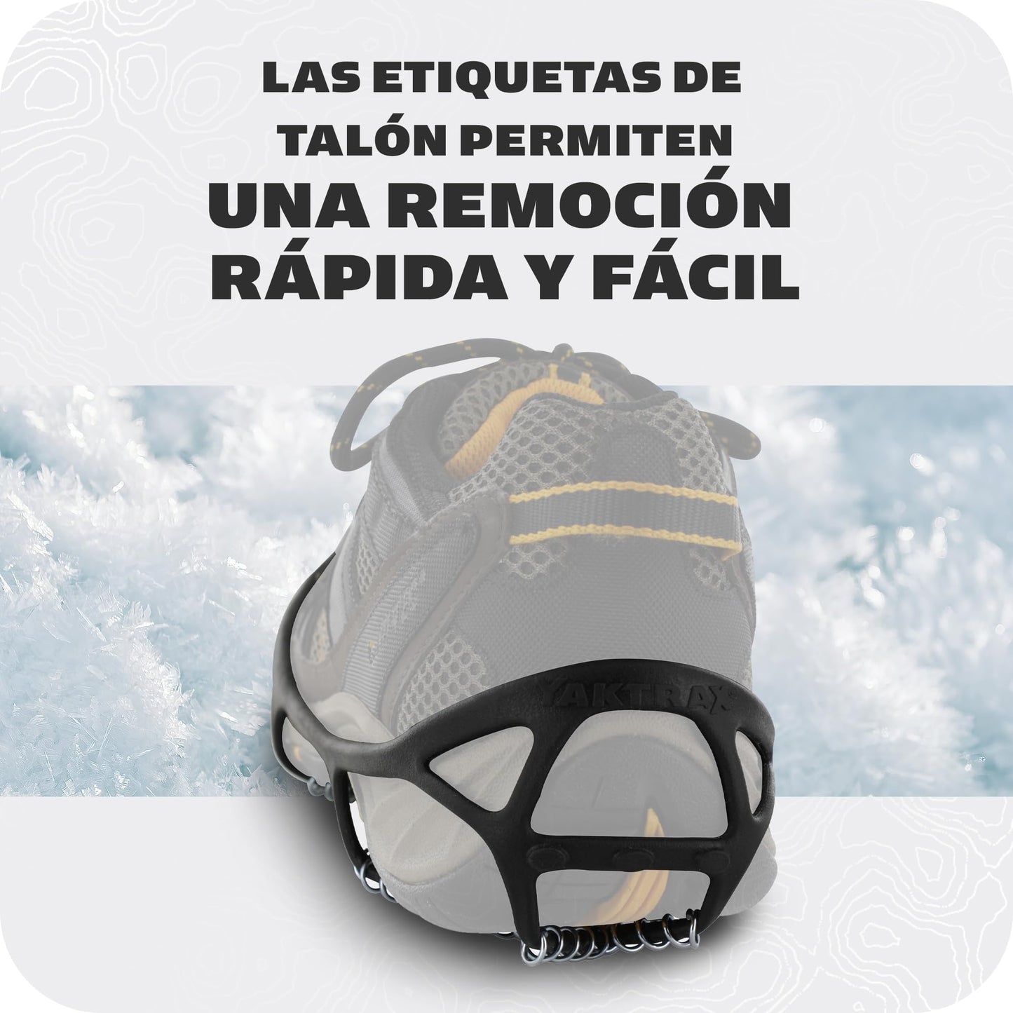 Yaktrax - Plantillas, Color Negro, Talla Medium