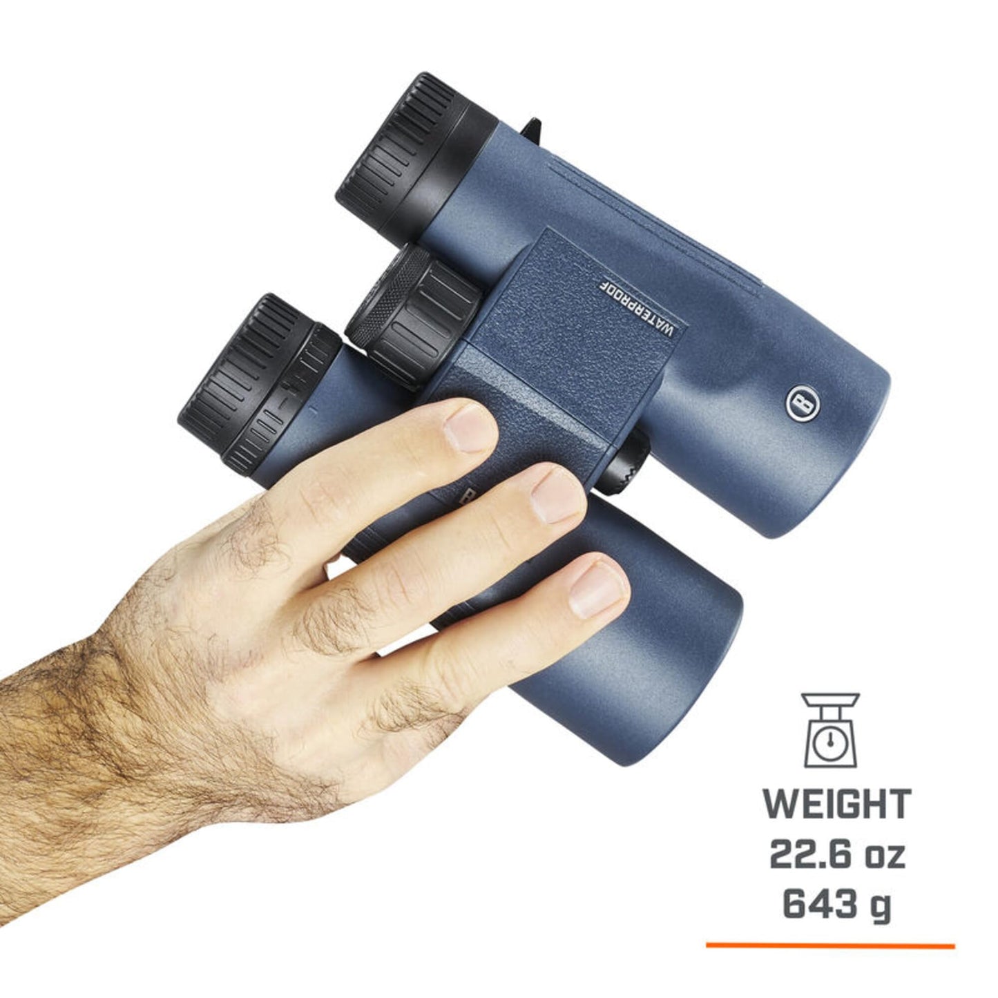 Bushnell - H2O 2 - Prismáticos - 8x42 - Prisma de Techo - Azul Oscuro - Completamente Multicoated - Impermeable/Niebla - Oculares giratorios - Deportes Acuáticos - Náutica - 158042R