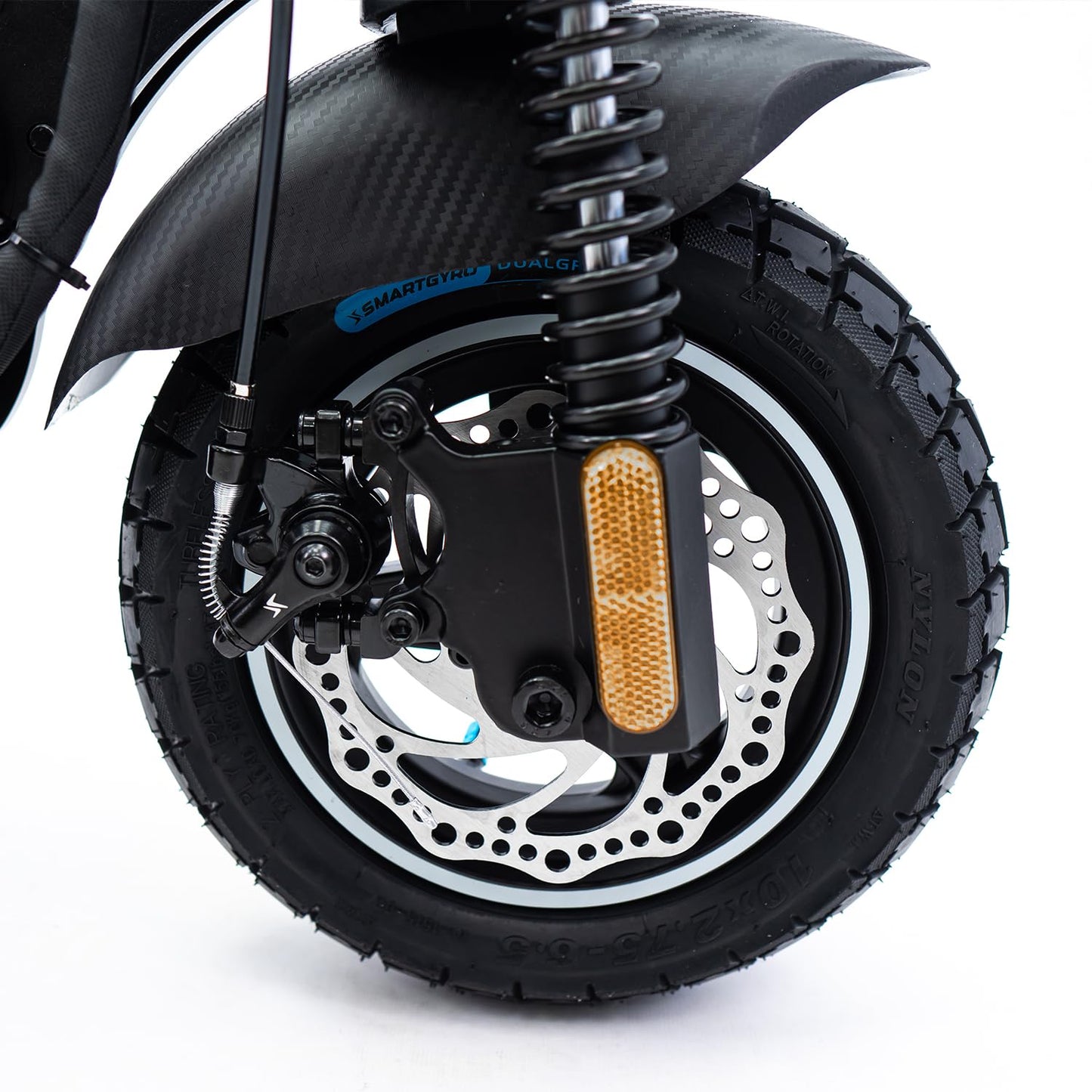 SMARTGYRO Speedway - Patinete Eléctrico para Adultos con Motor de 500W 48V, Batería 12.500 mAh, Doble suspensión Reforzada, Frenos de Disco, 4 Intermitentes, Scooter, 3 Modos de conducción