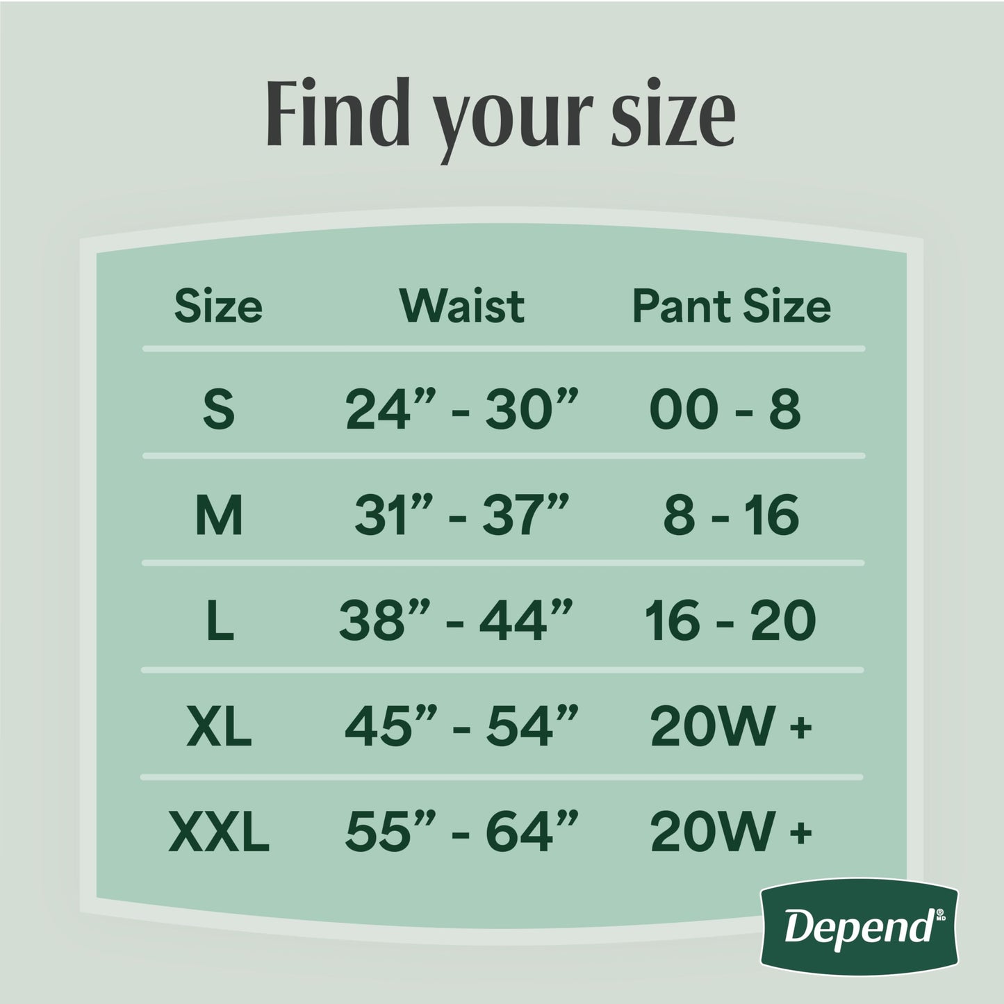 Depend FIT-FLEX Ropa interior de incontinencia para mujeres, máxima absorción, grande, rubor, 72 unidades