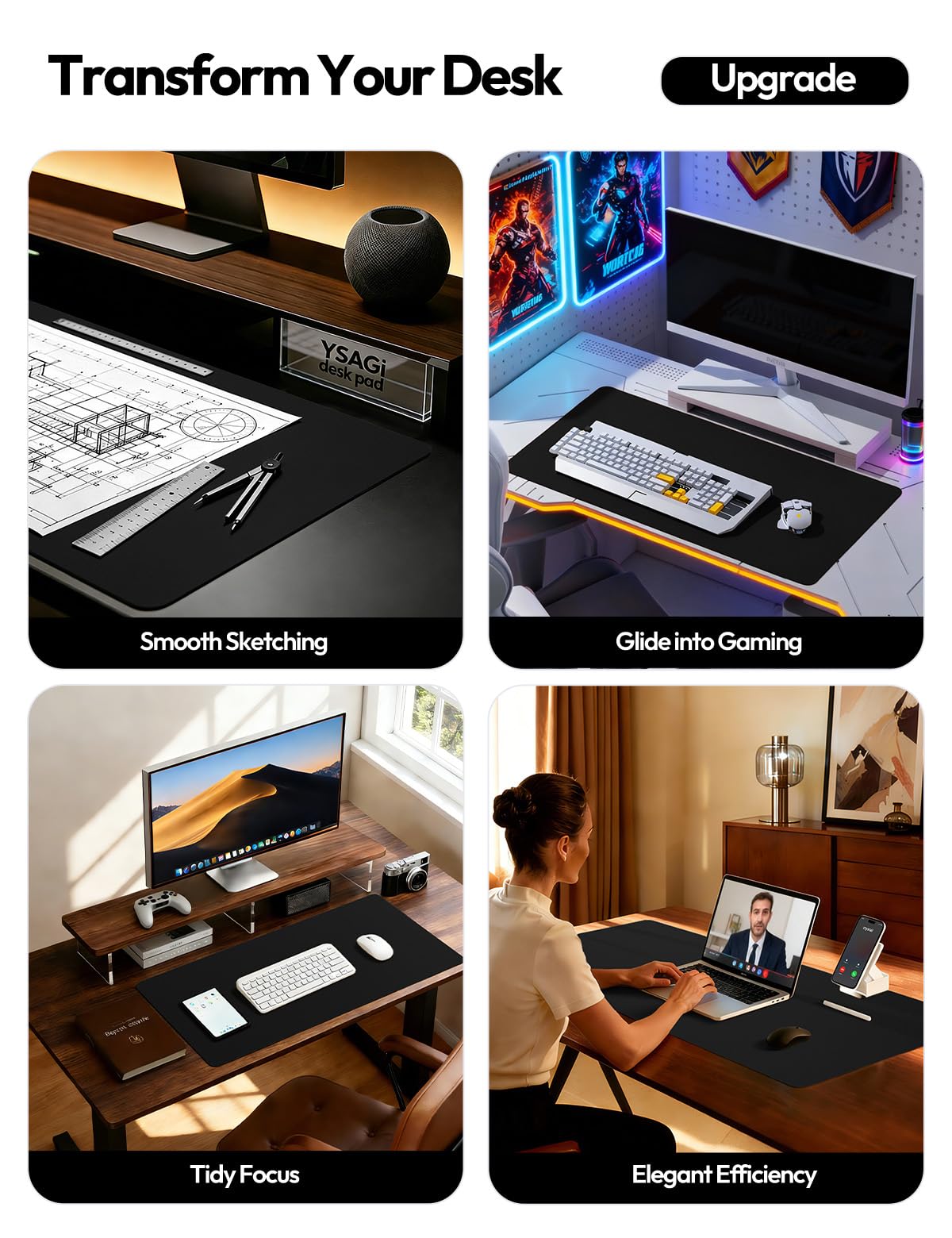 YSAGi Office Desk Pad or Blotter