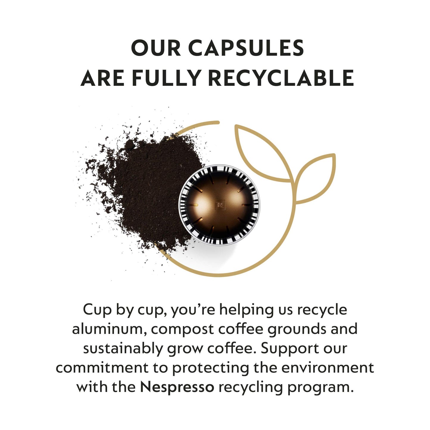 Nespresso Capsules VertuoLine, Double Espresso Chiaro, Medium Roast Espresso Coffee, 30 Count Coffee Pods, Brews 2.7oz