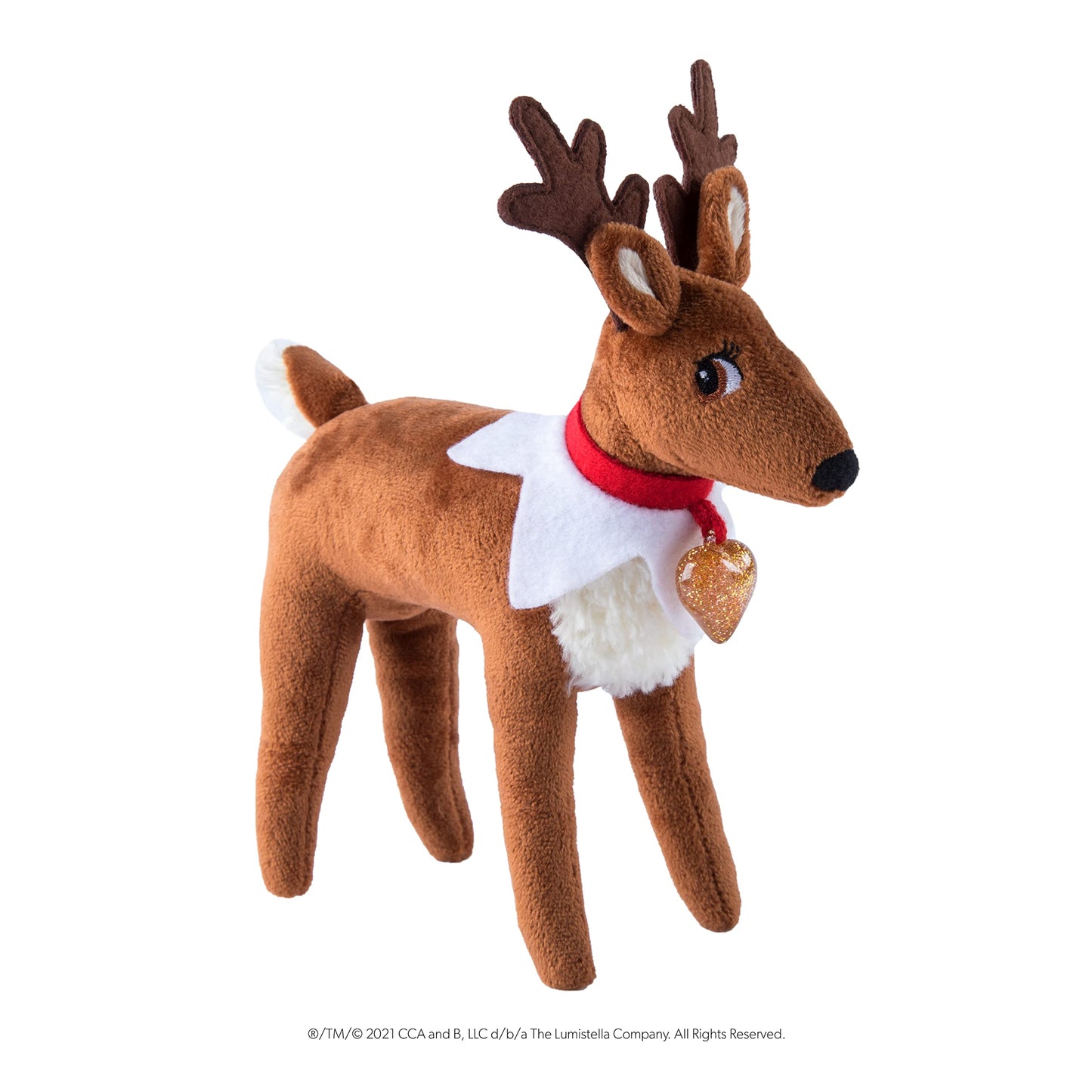 Elf on the Shelf Elf Pets A Rindeer Tradition Storybook and Plush Toy Set, Juguetes para niños bellamente ilustrados con dije de corazón dorado | Ideal para niños y niñas de 3 años en adelante