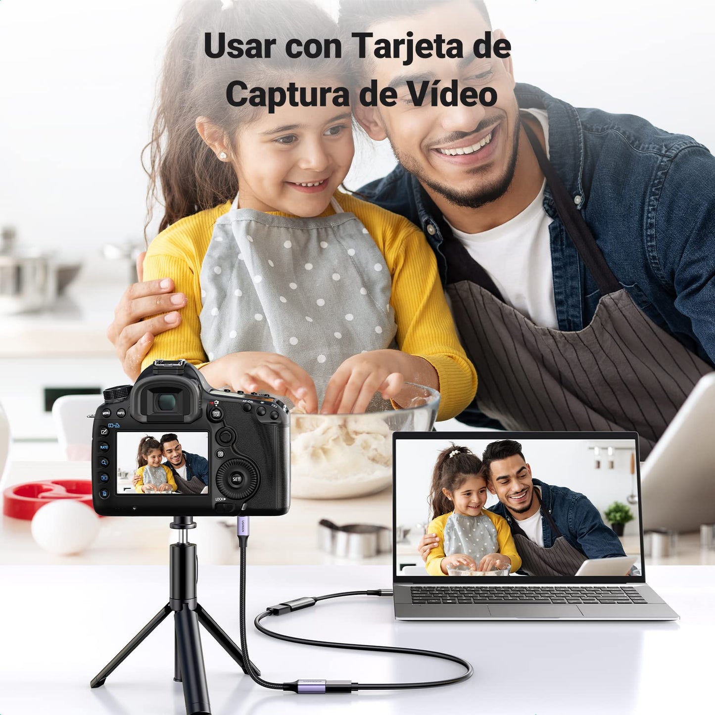 UGREEN Adaptador Micro HDMI Macho a HDMI Hembra 4K