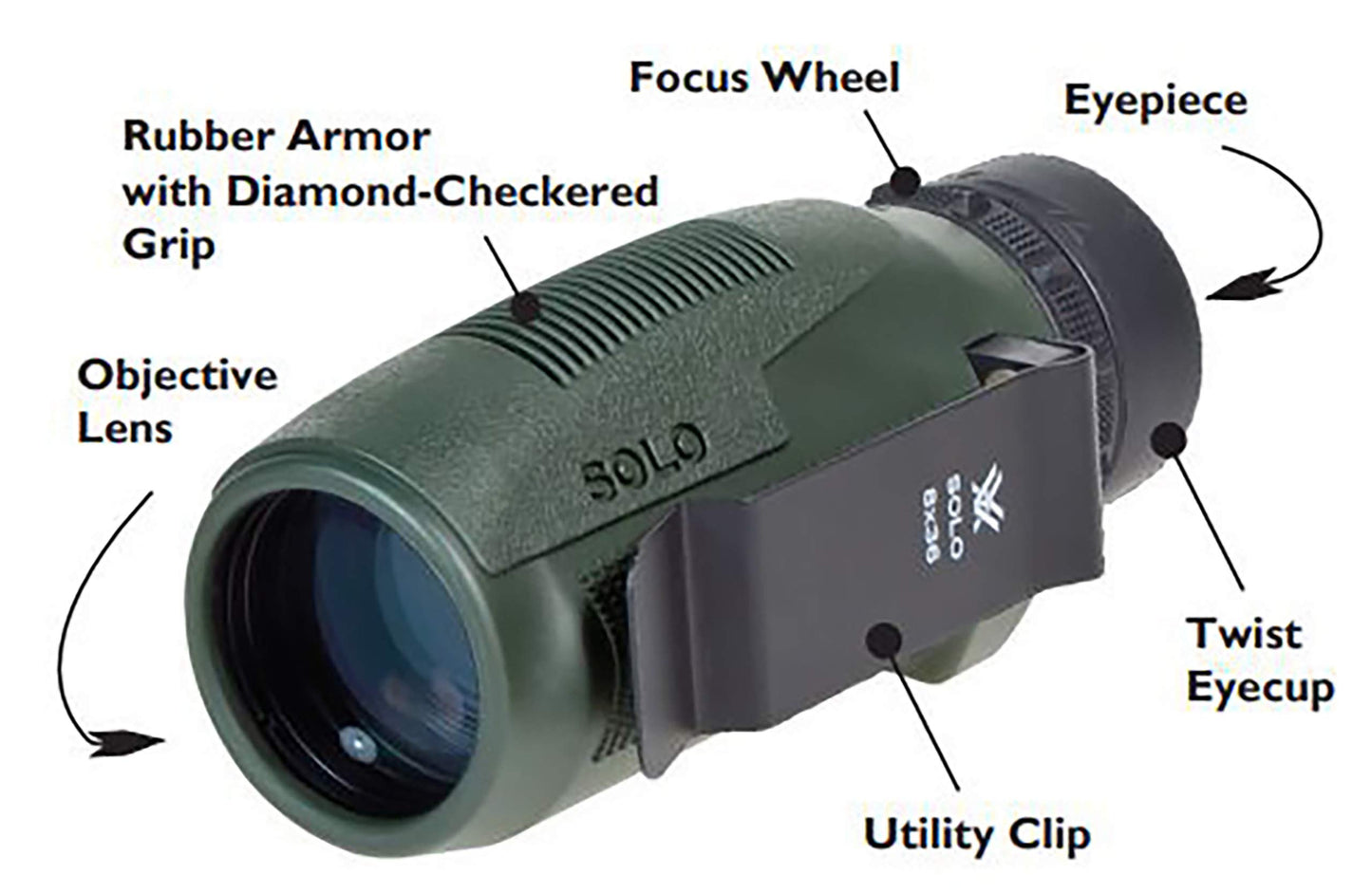 Vortex Optics – Monocular, negro, 10 x 36