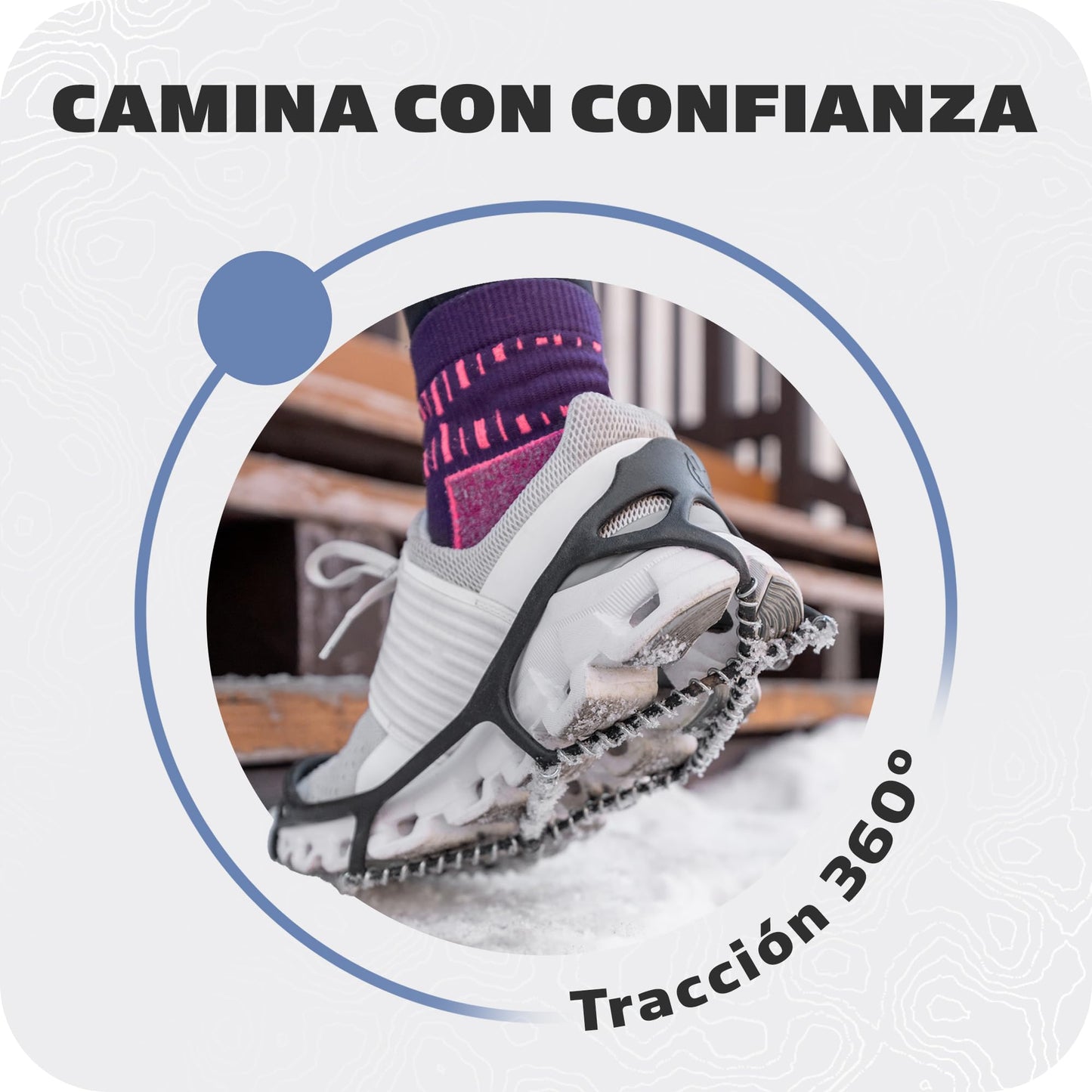 Yaktrax - Plantillas, Color Negro, Talla Medium