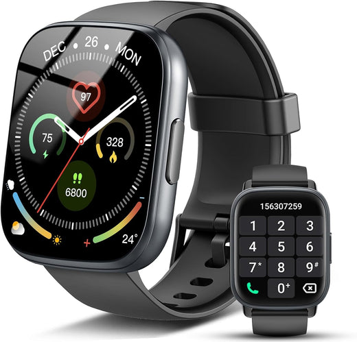 Poounur Smartwatch 1.95", Llamadas Bluetooth, 110+ Modos