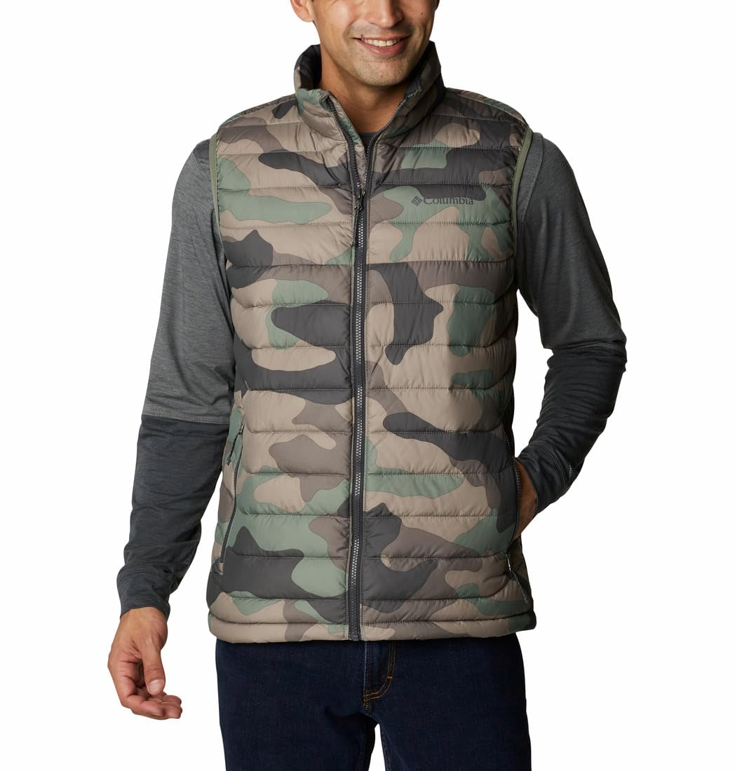 Columbia Powder Lite Vest Chaleco Acolchado, Black, XL Hombre