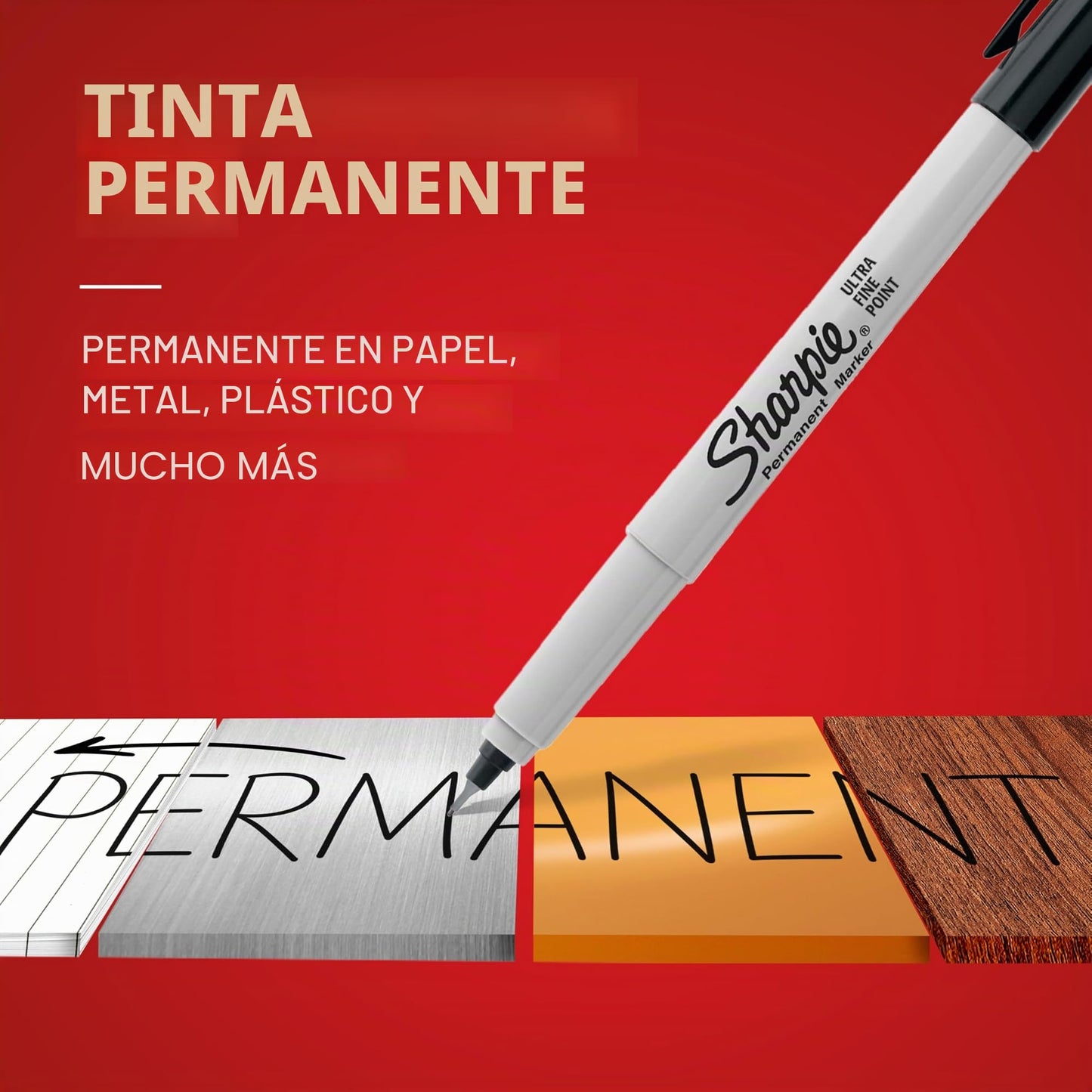Permanent Marker, Ultra-Fine, Black Ink, Sold as 1 Dozen
