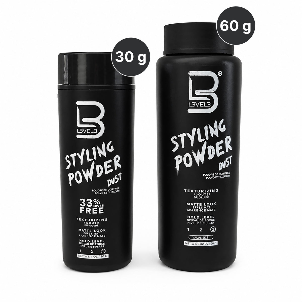 L3VEL3 Styling Powder For Men 1 oz Powder