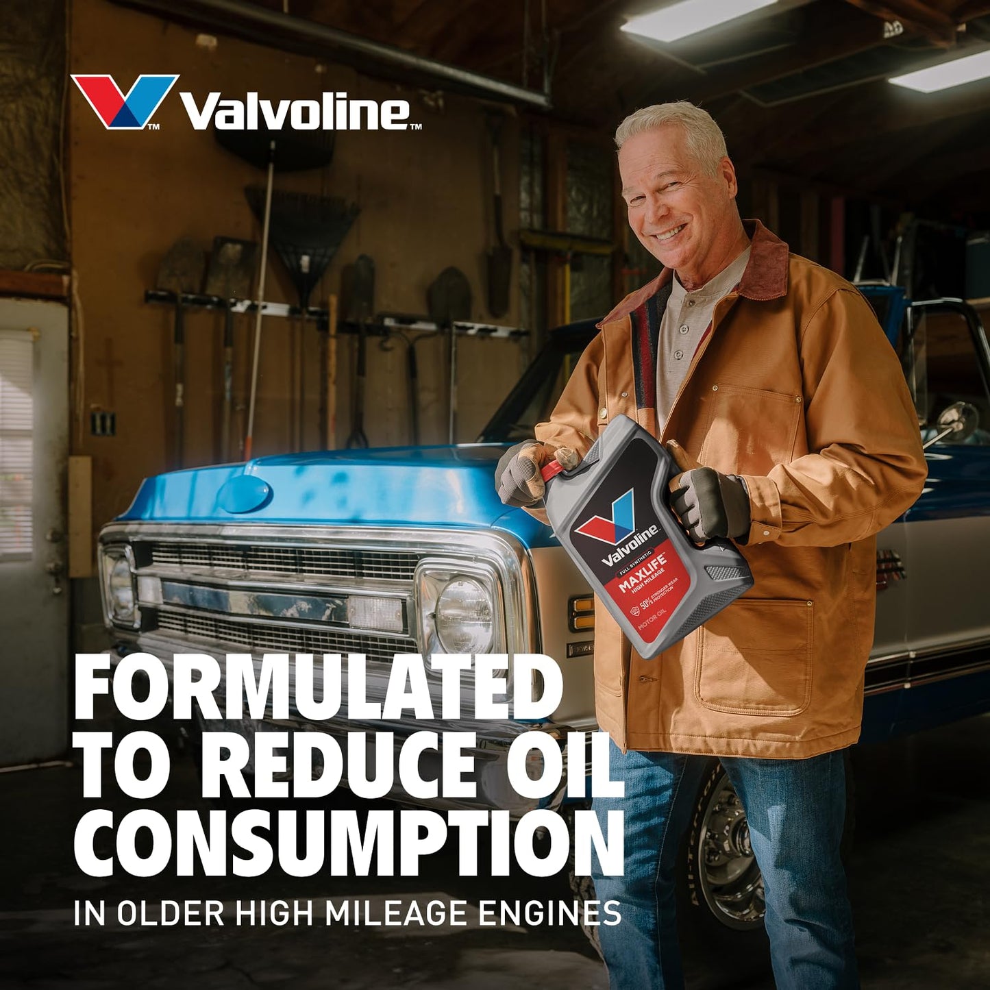 Valvoline Full sintético alto kilometraje con tecnología Maxlife SAE 5 W-20 aceite de motor – 5 Quart botella; 849645