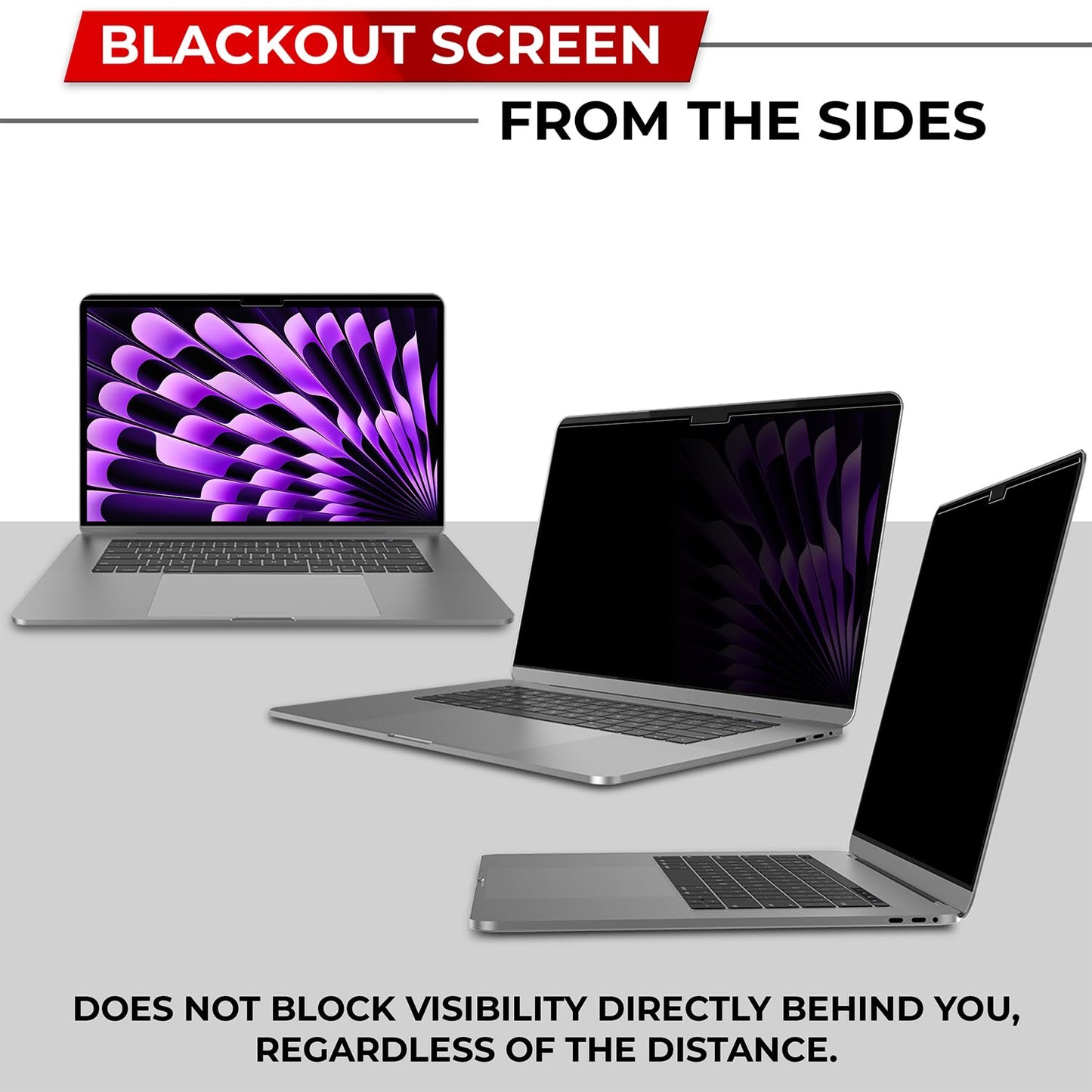 SightPro Pantalla magnética de privacidad para MacBook Air de 13 y 13.6 pulgadas (2022-2026, M2-M5), protector y filtro de privacidad extraíble patentado para laptop