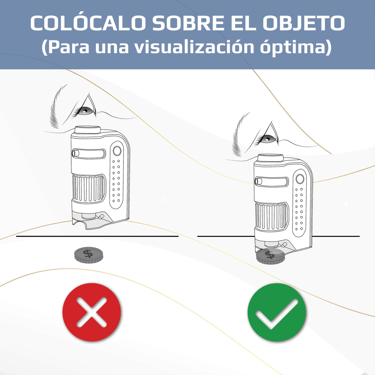 Carson MicroBrite Pro - Microscopio de Bolsillo con luz LED 60x-120x con Sistema de Lente asférica y Clip Digital para Smartphone (MM-350)