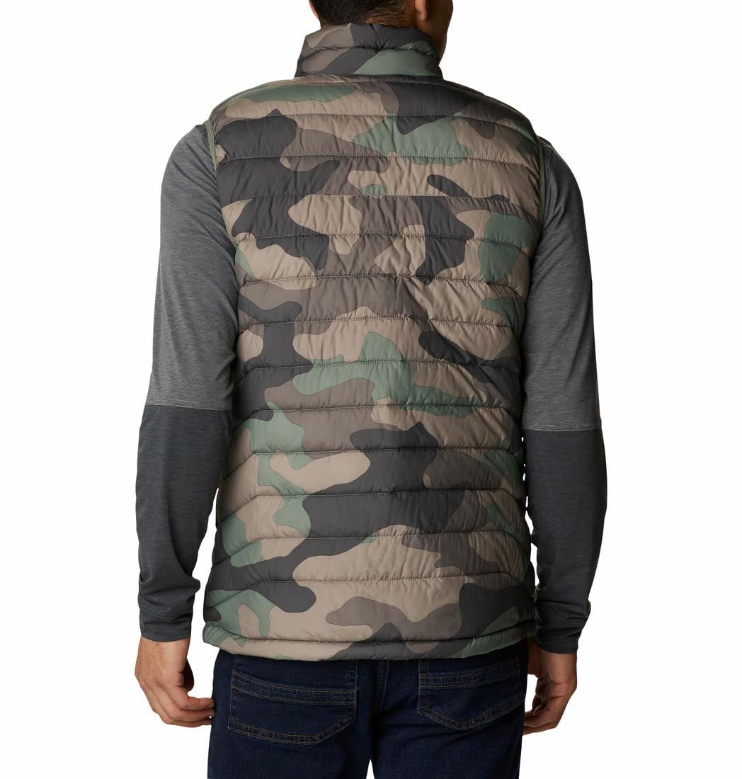 Columbia Powder Lite Vest Chaleco Acolchado, Black, XL Hombre