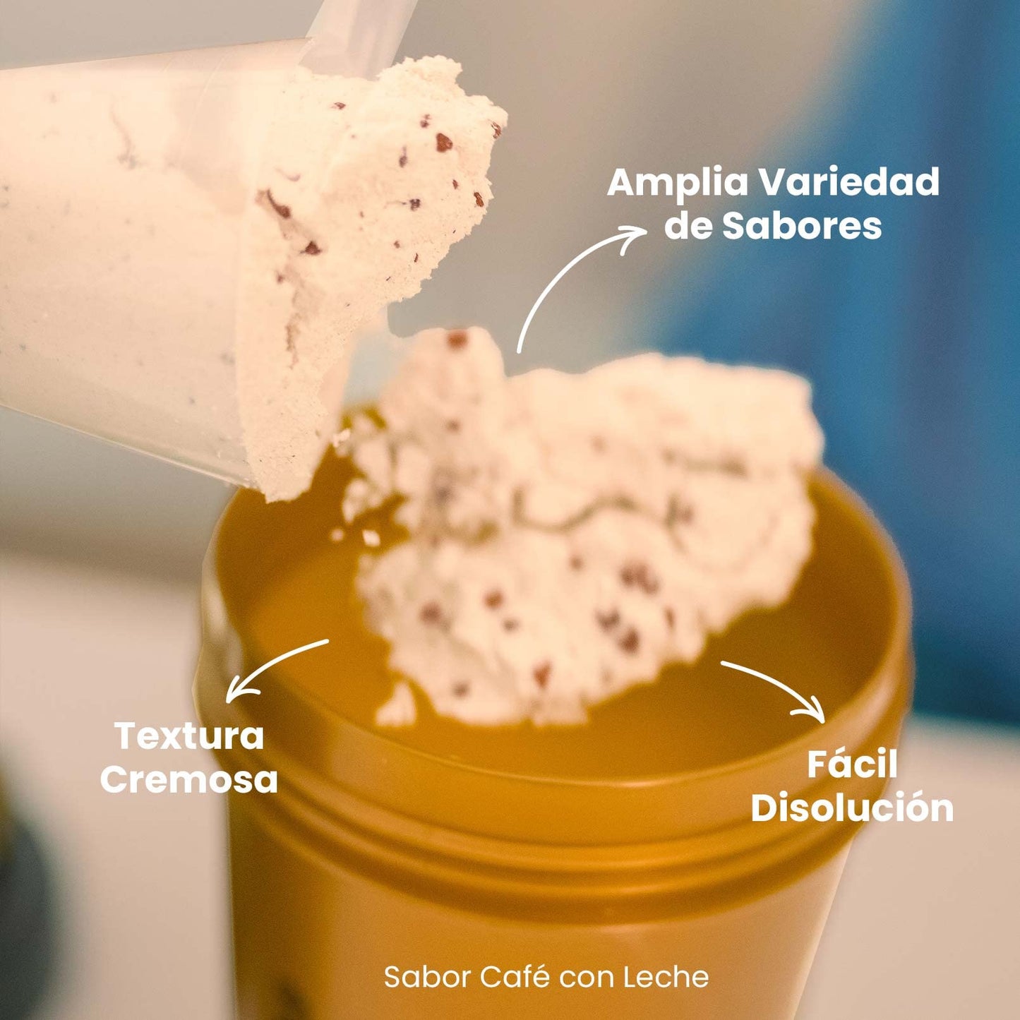 HSN Evowhey Protein | Café con Leche 2Kg = 67 Tomas por Envase Concentrado de Proteína de Suero | 100% Whey Protein Concentrate (WPC) | No-GMO, Vegetariano, Sin Gluten ni Soja