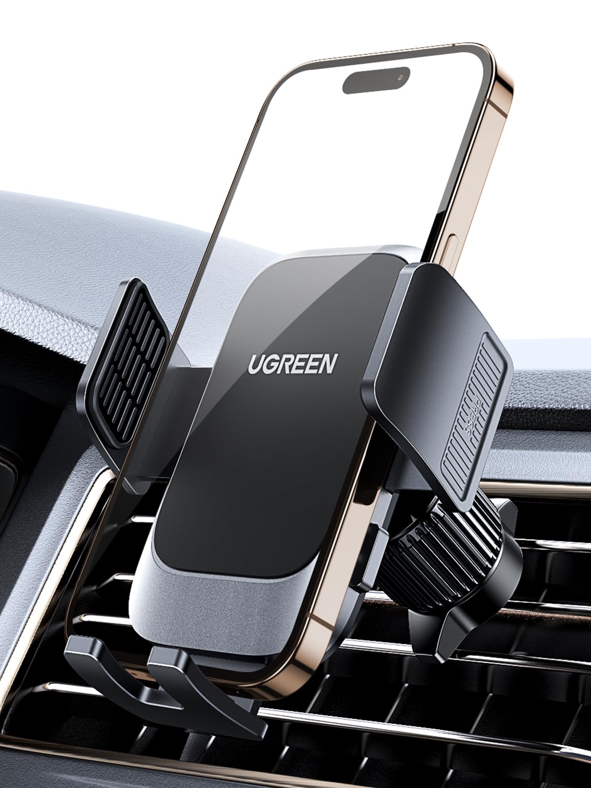 UGREEN Soporte Universal para teléfono de Coche, Soporte Universal para teléfono móvil Compatible con iPhone 16, 15, 14, 13, 12, 11 Pro MAX, Galaxy S24 Ultra