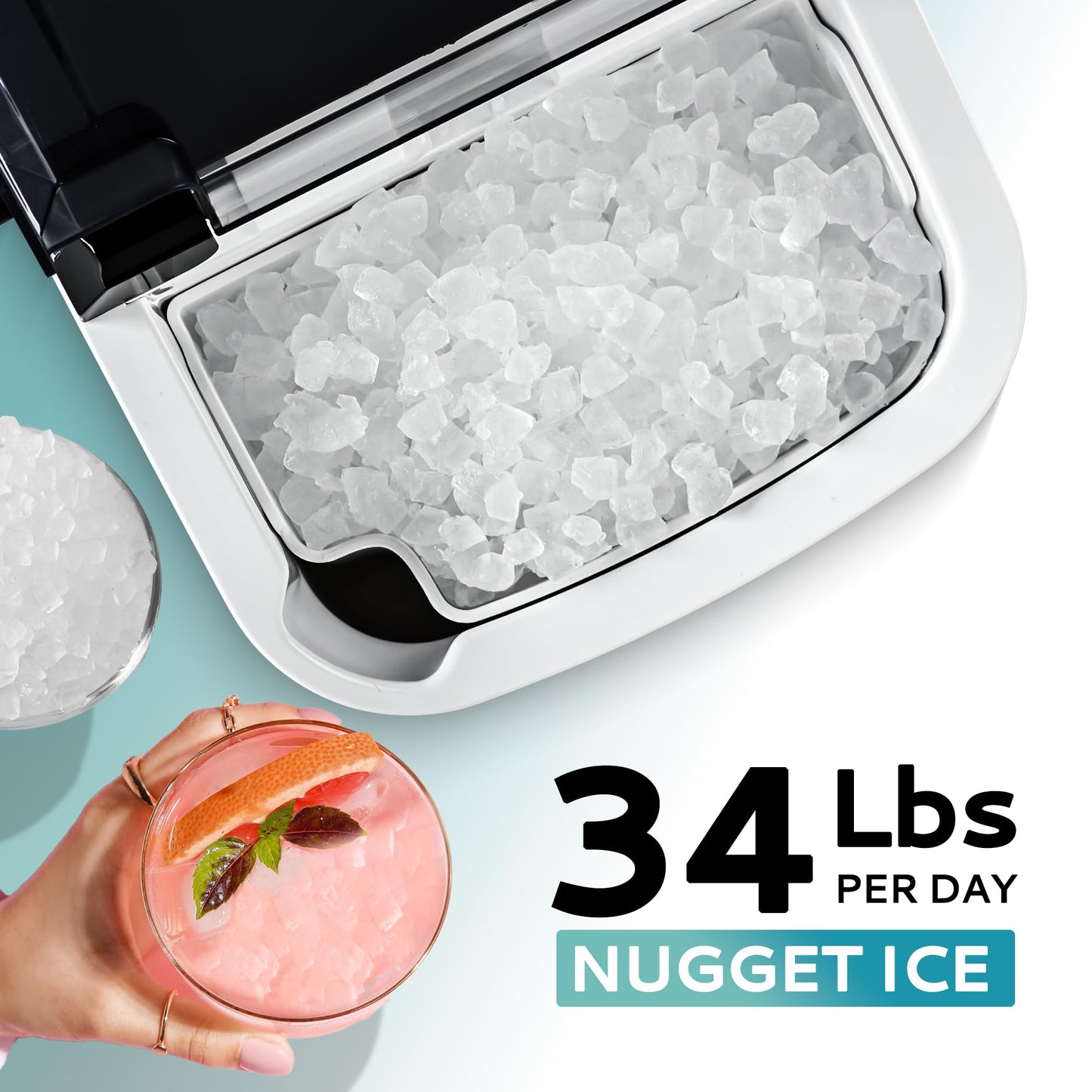 Máquina de hielo de pepita